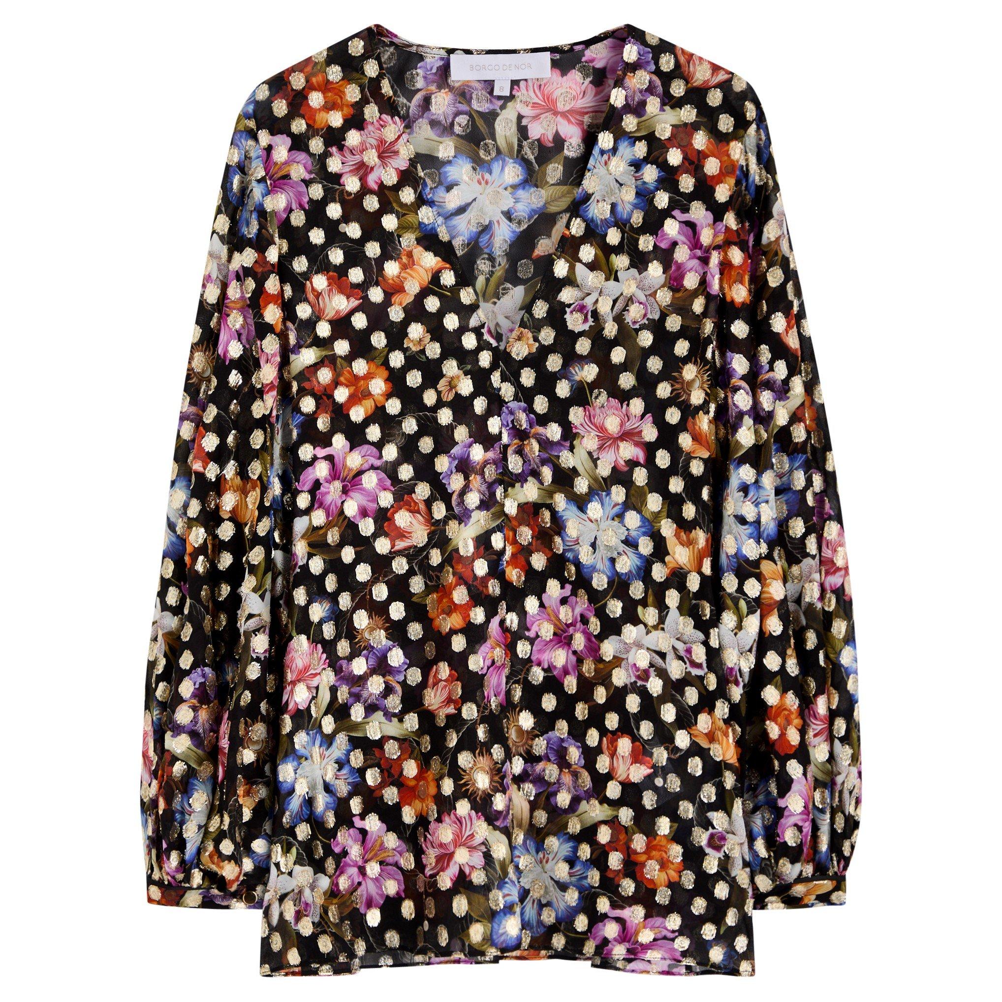 MULTICOLOURED - Borgo de Nor - TO STELLAN SPOTTED LAME TOP