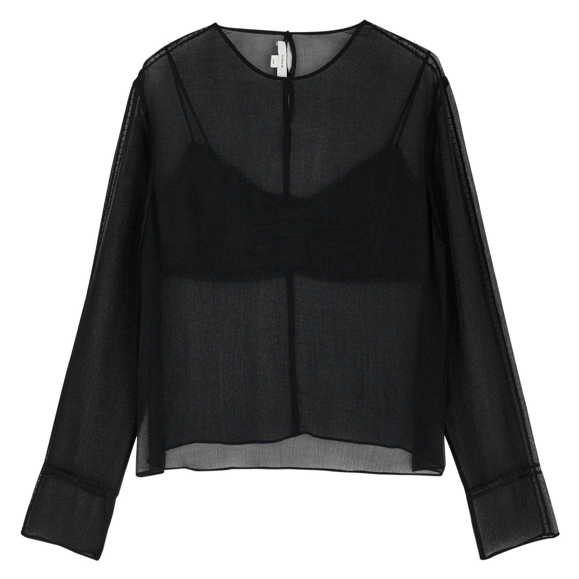 BLACK - Vince - Inset with tonal lace at