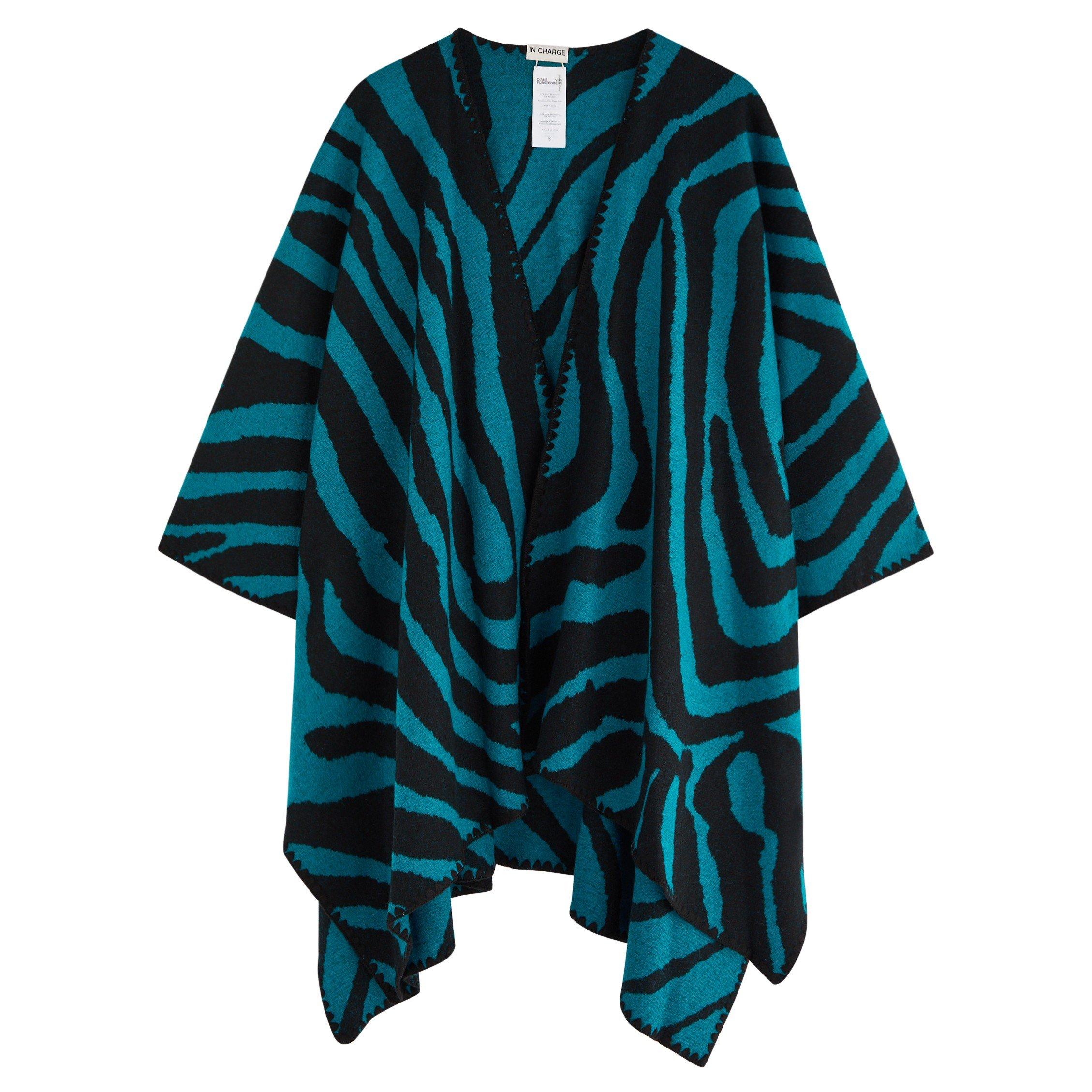 BLUE AND OTHER - Diane Von Furstenberg - DVF FANNIE SCARF