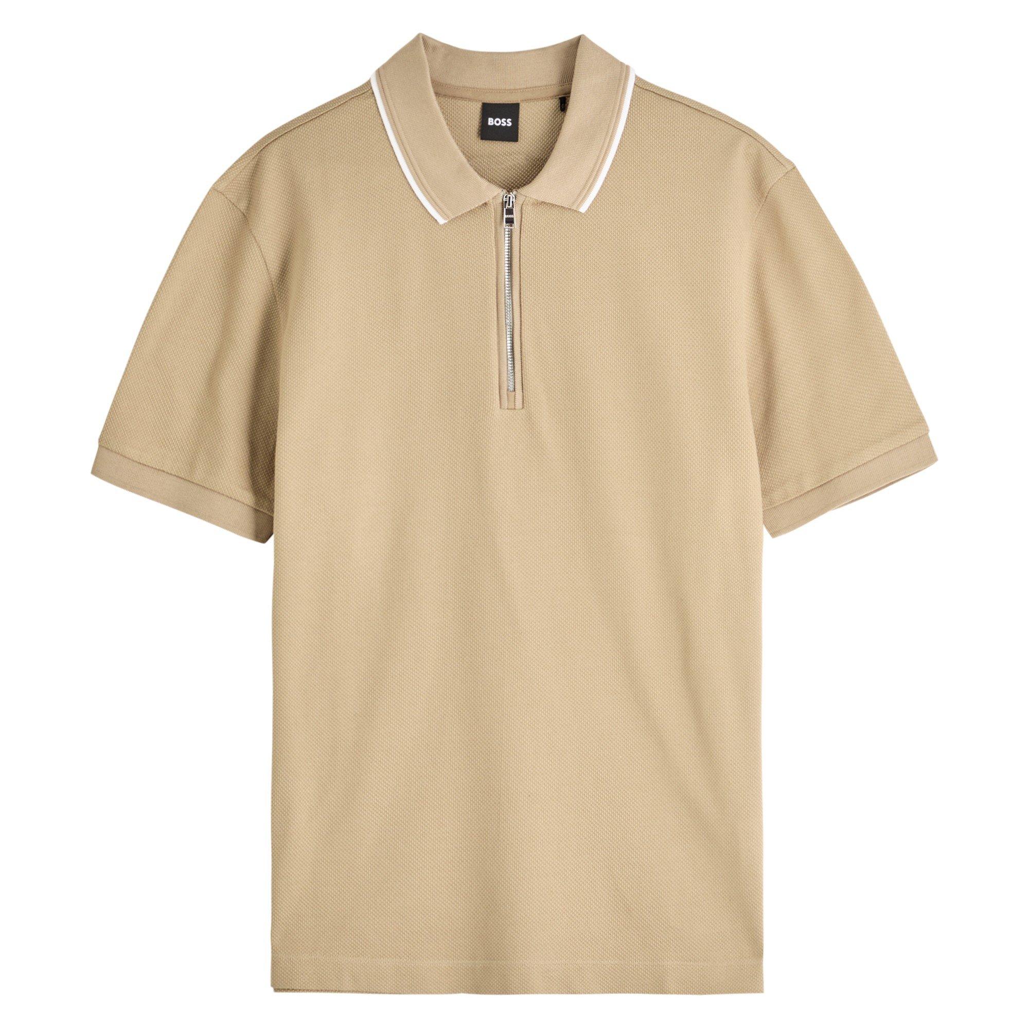 NO COLOUR - Boss - BOSS SS ZIP POLO
