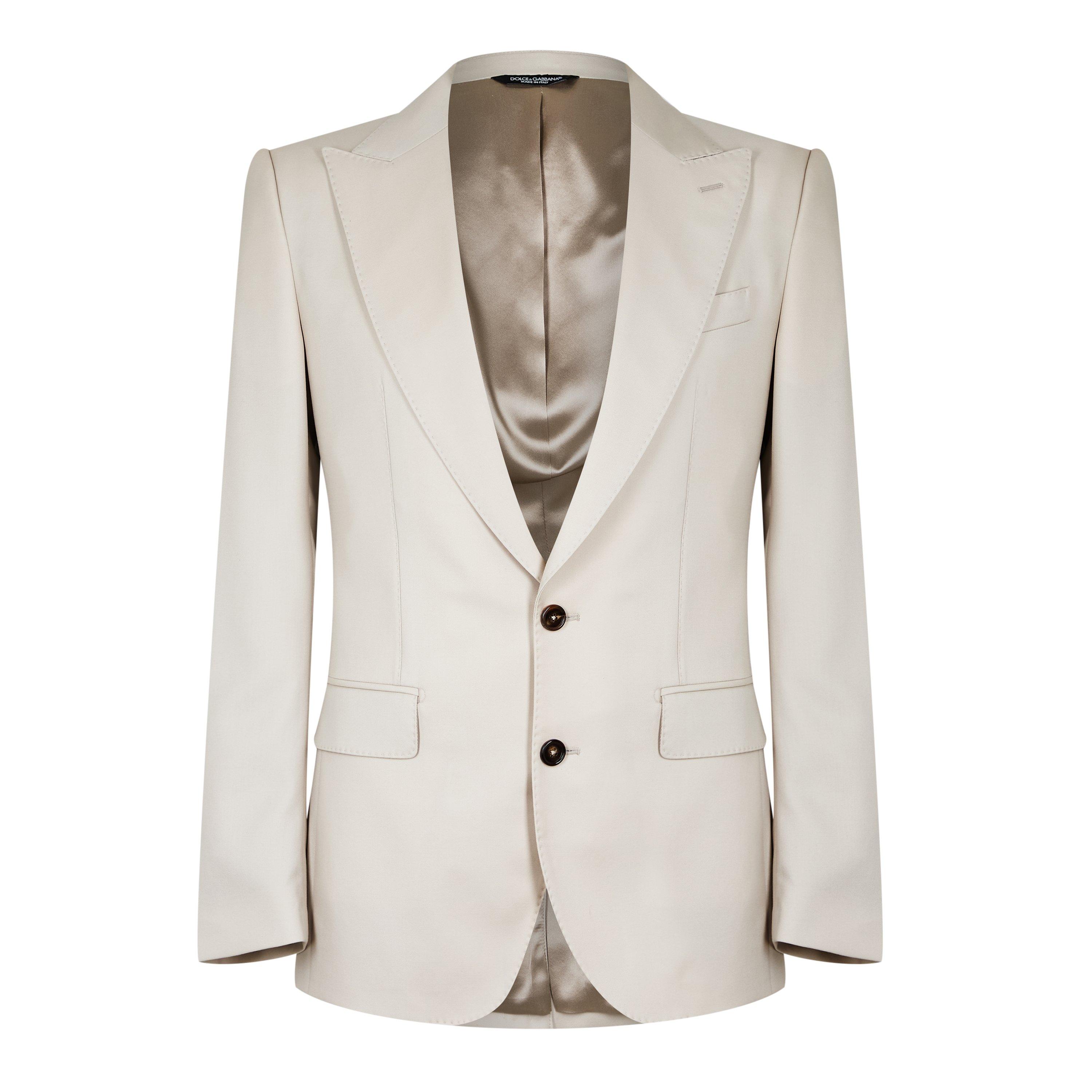 Grigio N8239 - Dolce and Gabbana - Men's Tailored Structured Blazer - 1