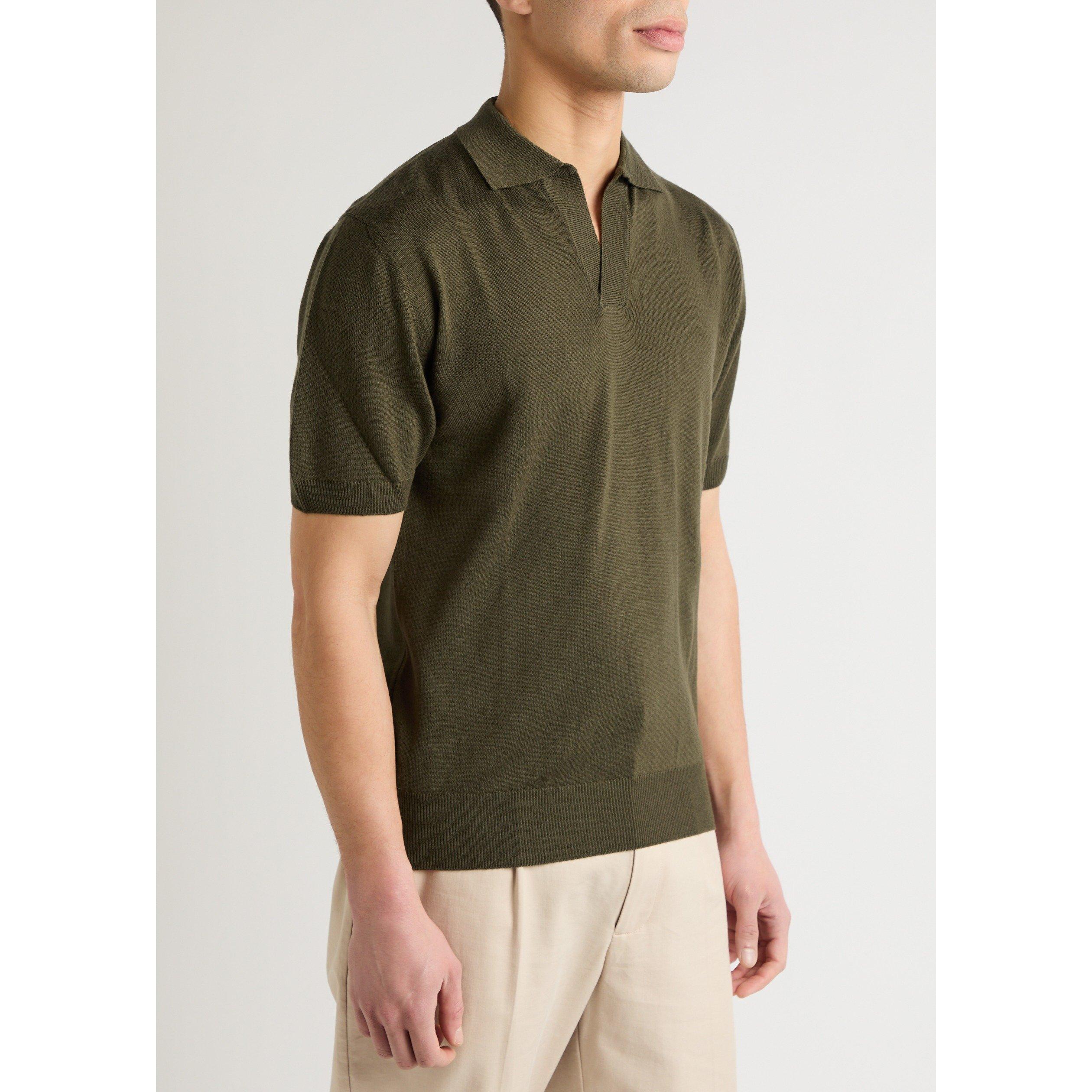 OLIVE - Aurelien - AUR CASHWOOL BUTTONLESS LS POL - 2
