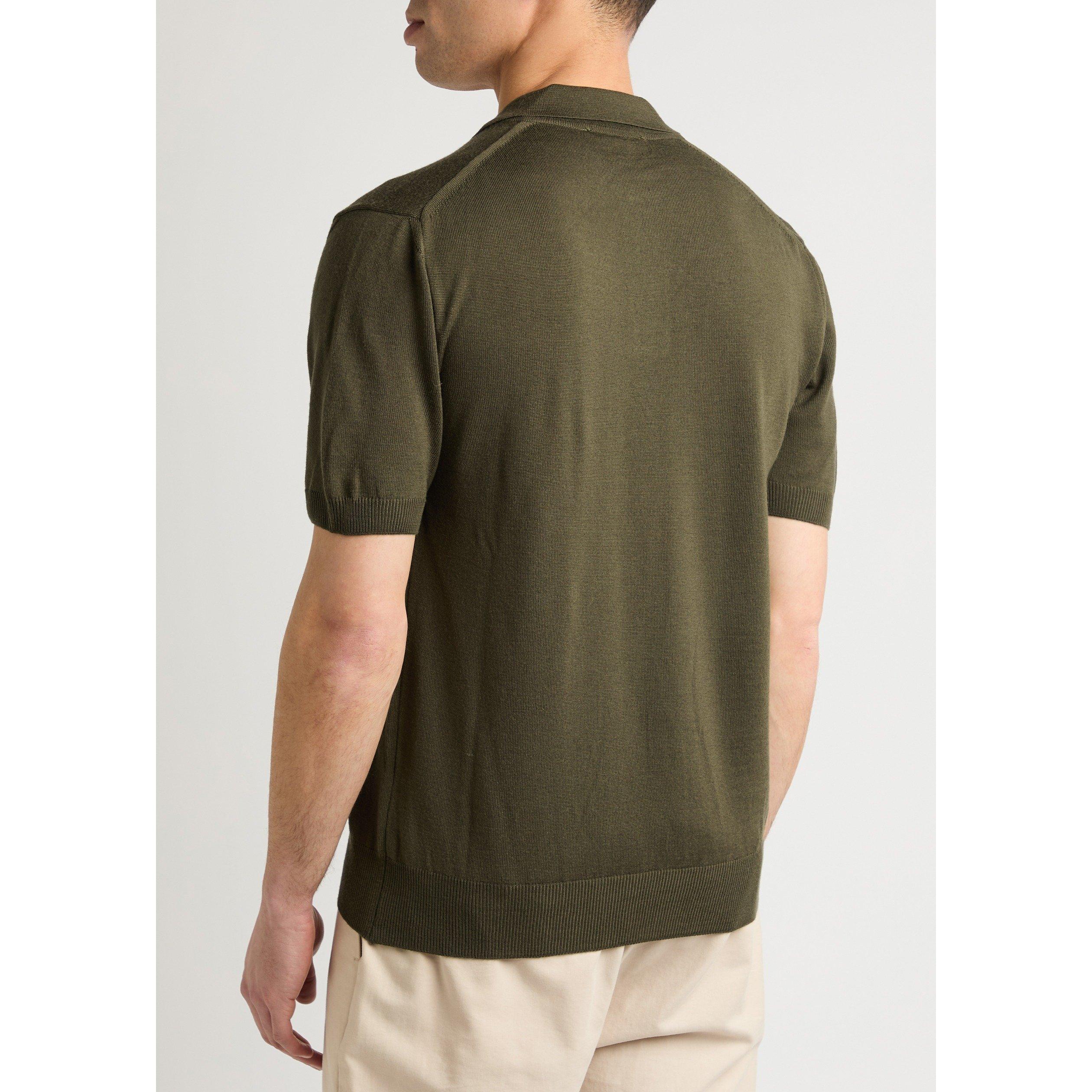 OLIVE - Aurelien - AUR CASHWOOL BUTTONLESS LS POL - 3