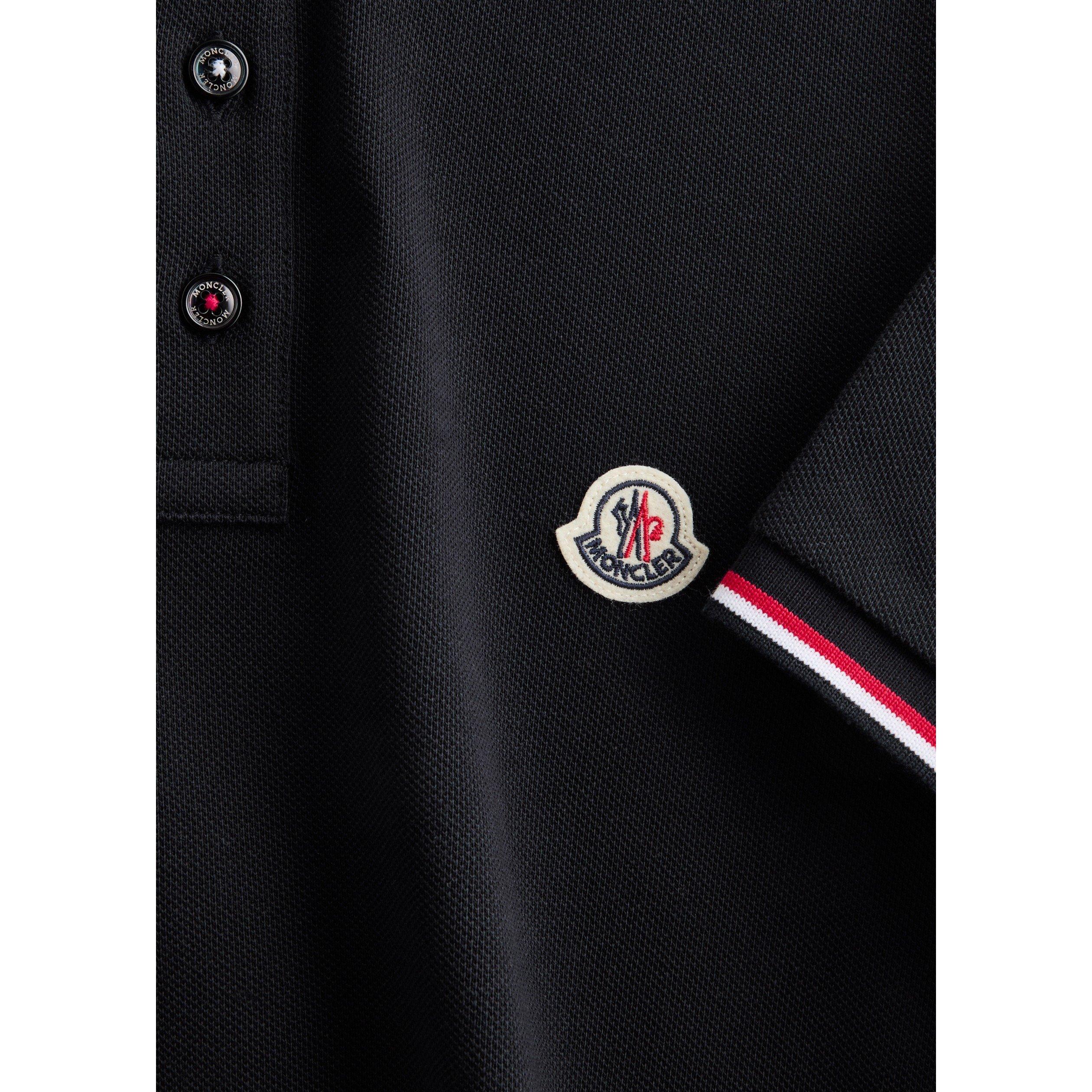 NAVY - Moncler - Men's Cotton Short-Sleeve Polo - 4