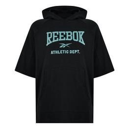 Reebok Workout Ready Short Sleeve Hoodie Hoody Unisex Adults