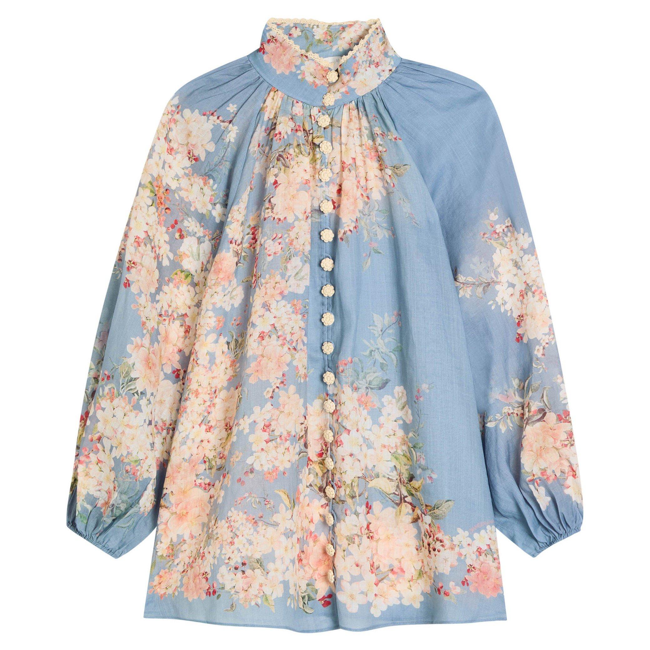 Zimmermann Women's Cascadian Billow Ramie Blouse