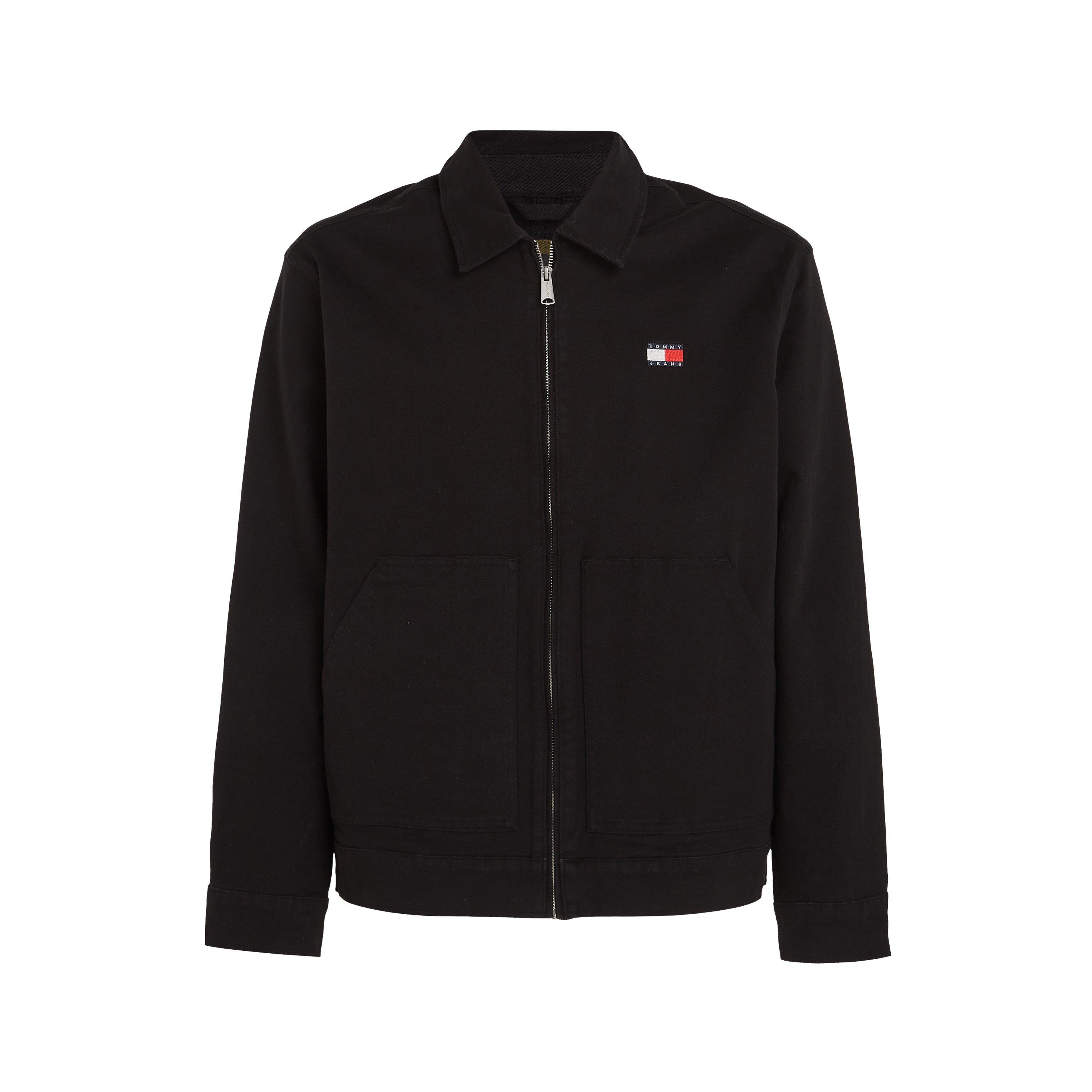 Tommy Jeans Men's Zipped Logo Embroidery Harrington Jacket
