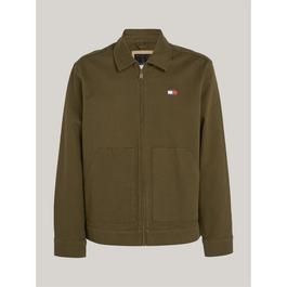 Tommy Jeans Zip-Thru Logo Embroidery Trucker Jacket