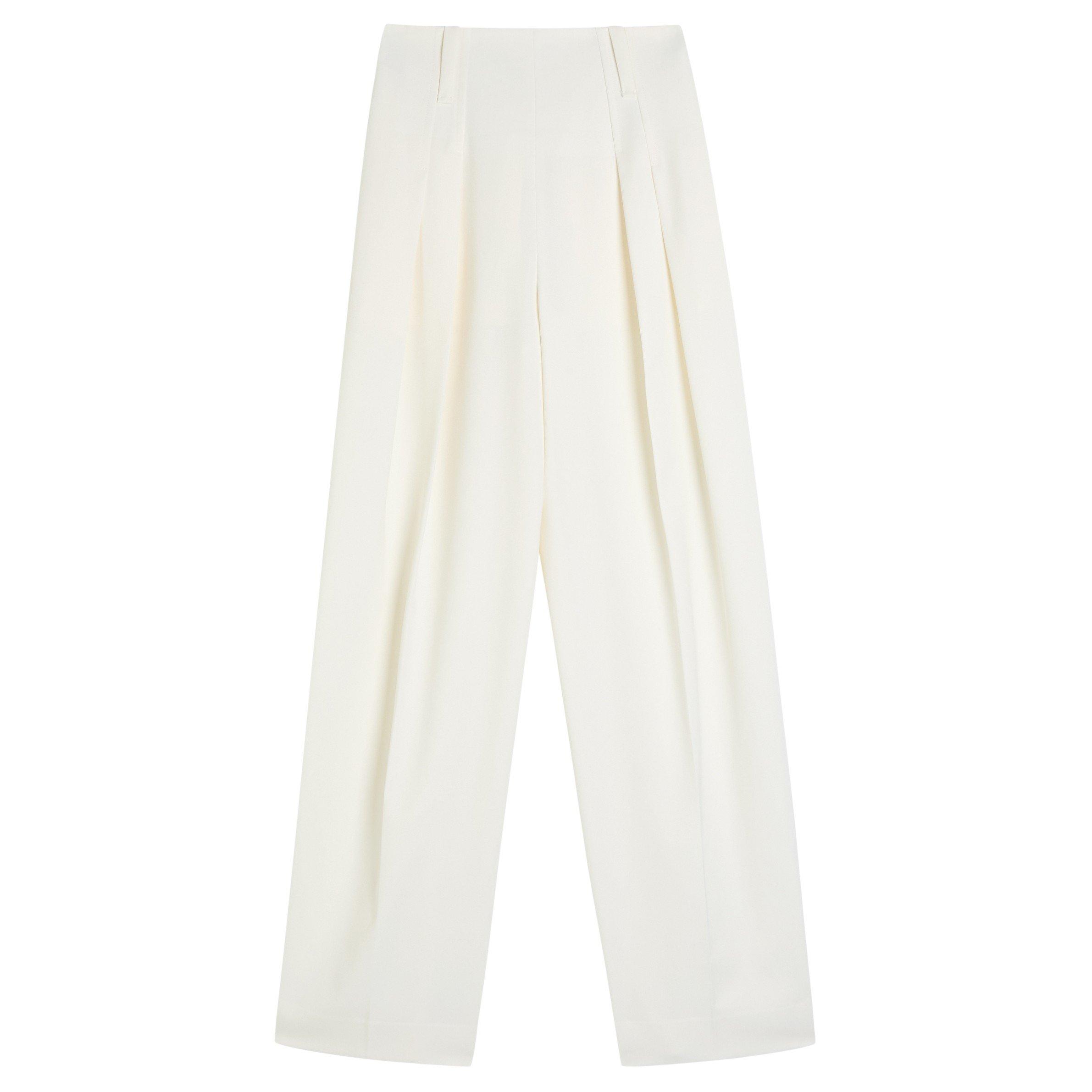 IVORY - Victoria Beckham - HIGH WAIST CINCH TROUSER
