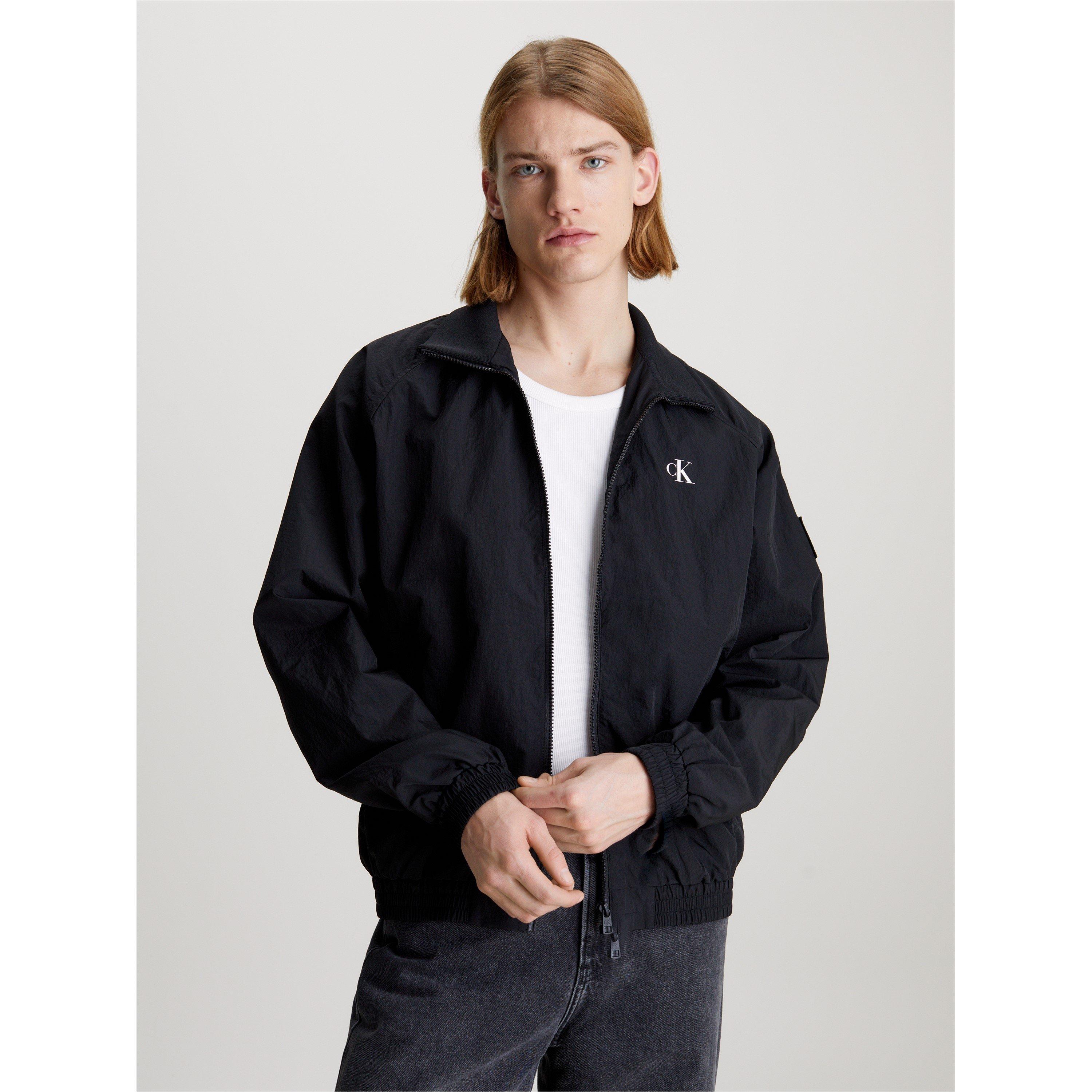 Ck Black BEH - Calvin Klein Jeans - Men's Monogram Harrington Jacket - 2