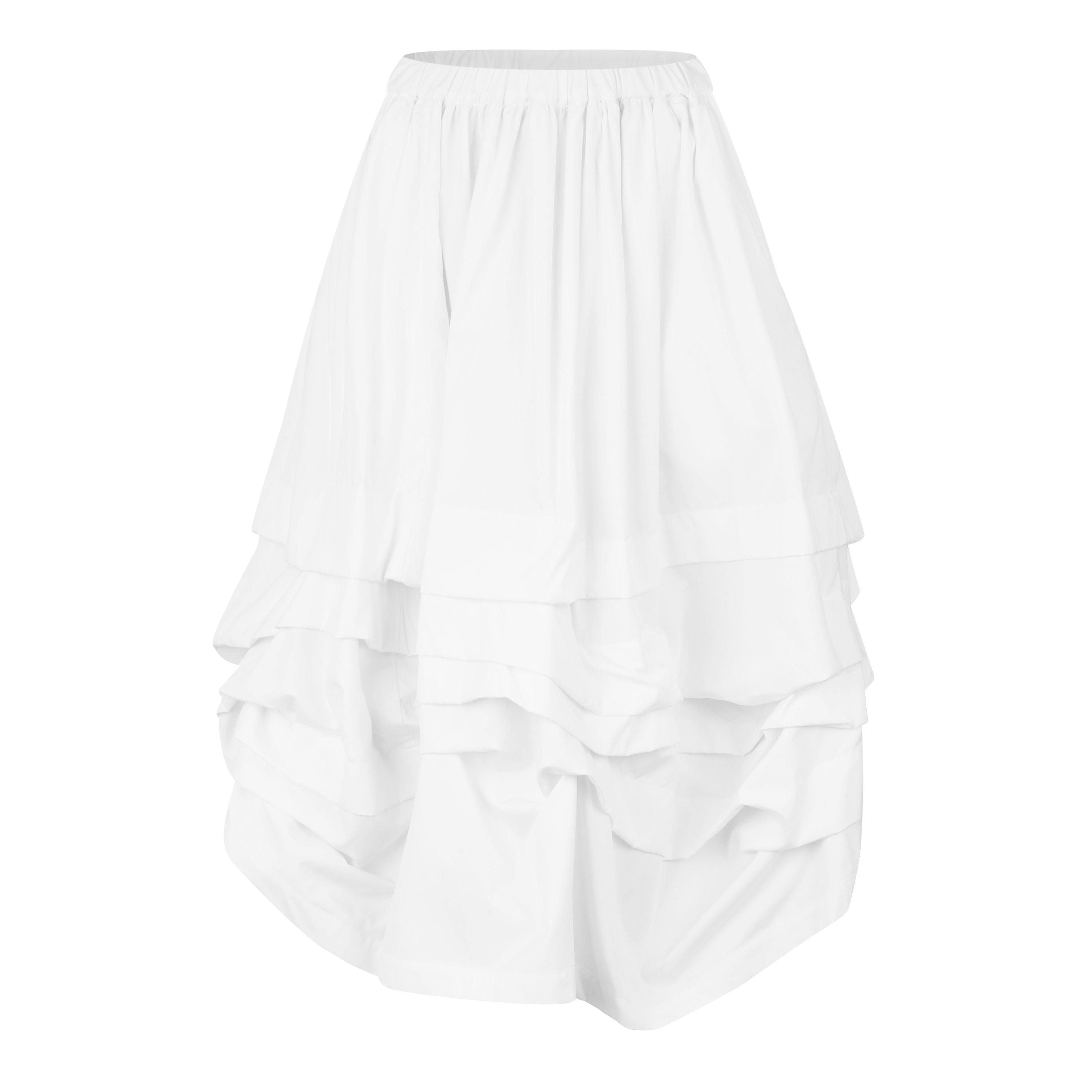 Comme des Garcons Girl | Ruffled Layered Skirt | Midi Skirts