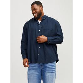 Jack and Jones Jack+ Oxford Shirt Mens Plus Size