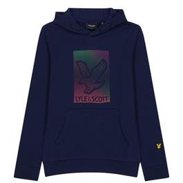 Lyle and Scott Logo Print Hoodie Juniors