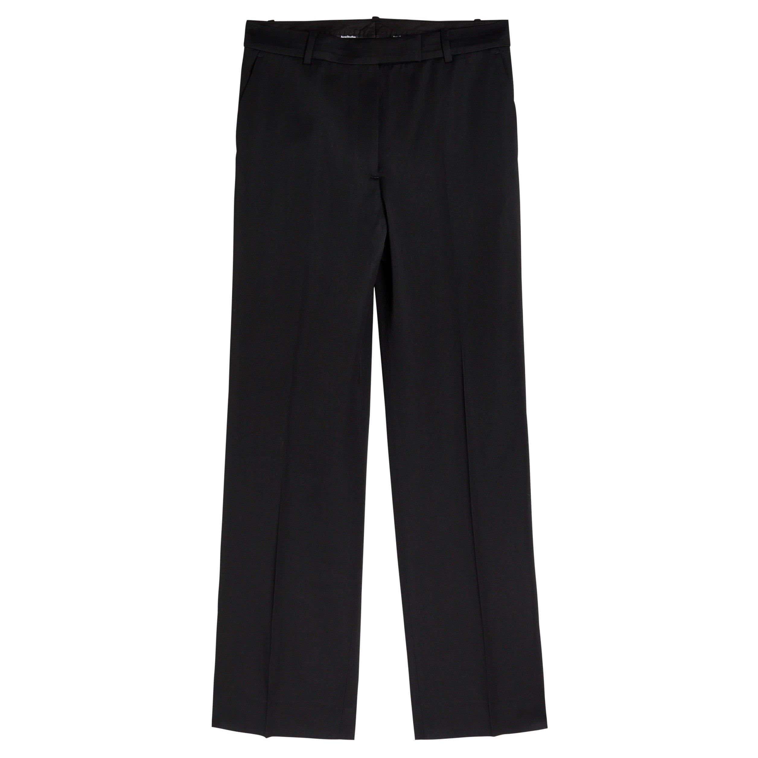 Acne Studios Women's Wool Straight Leg Trousers