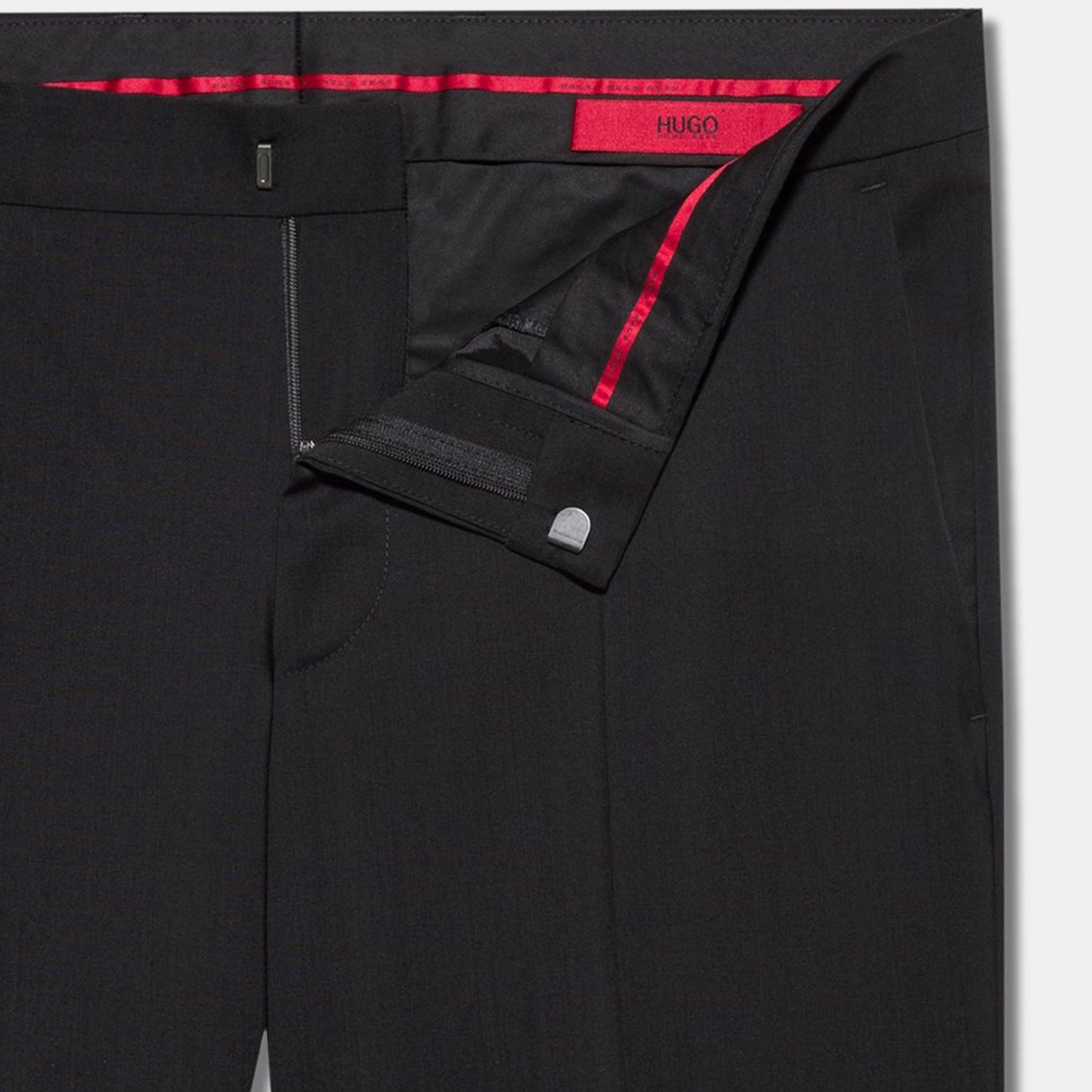 Black 001 - Hugo - Men's Suit Trousers - 2