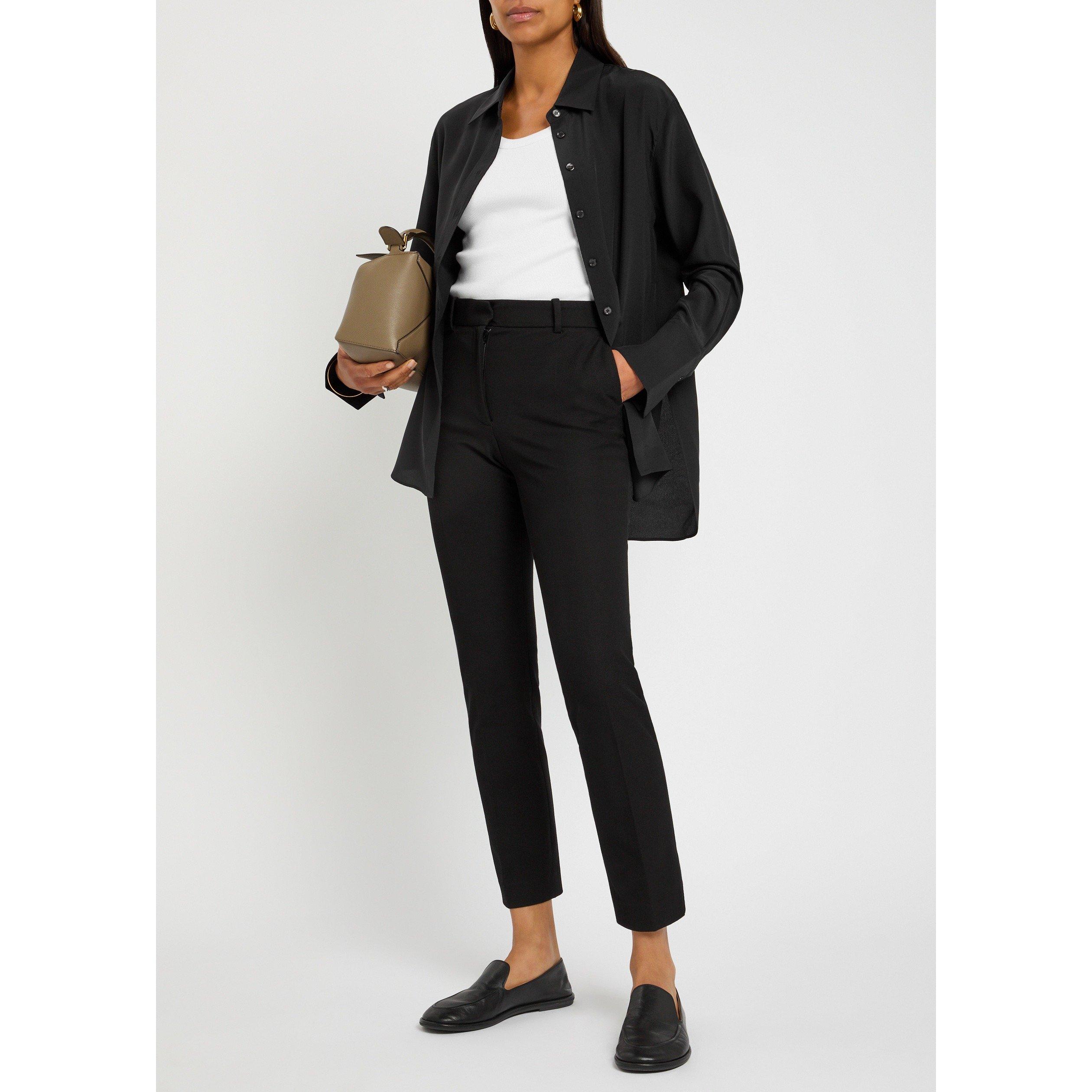 BLACK - Joseph - TR COLEMAN PANT GABARDINE STR - 5