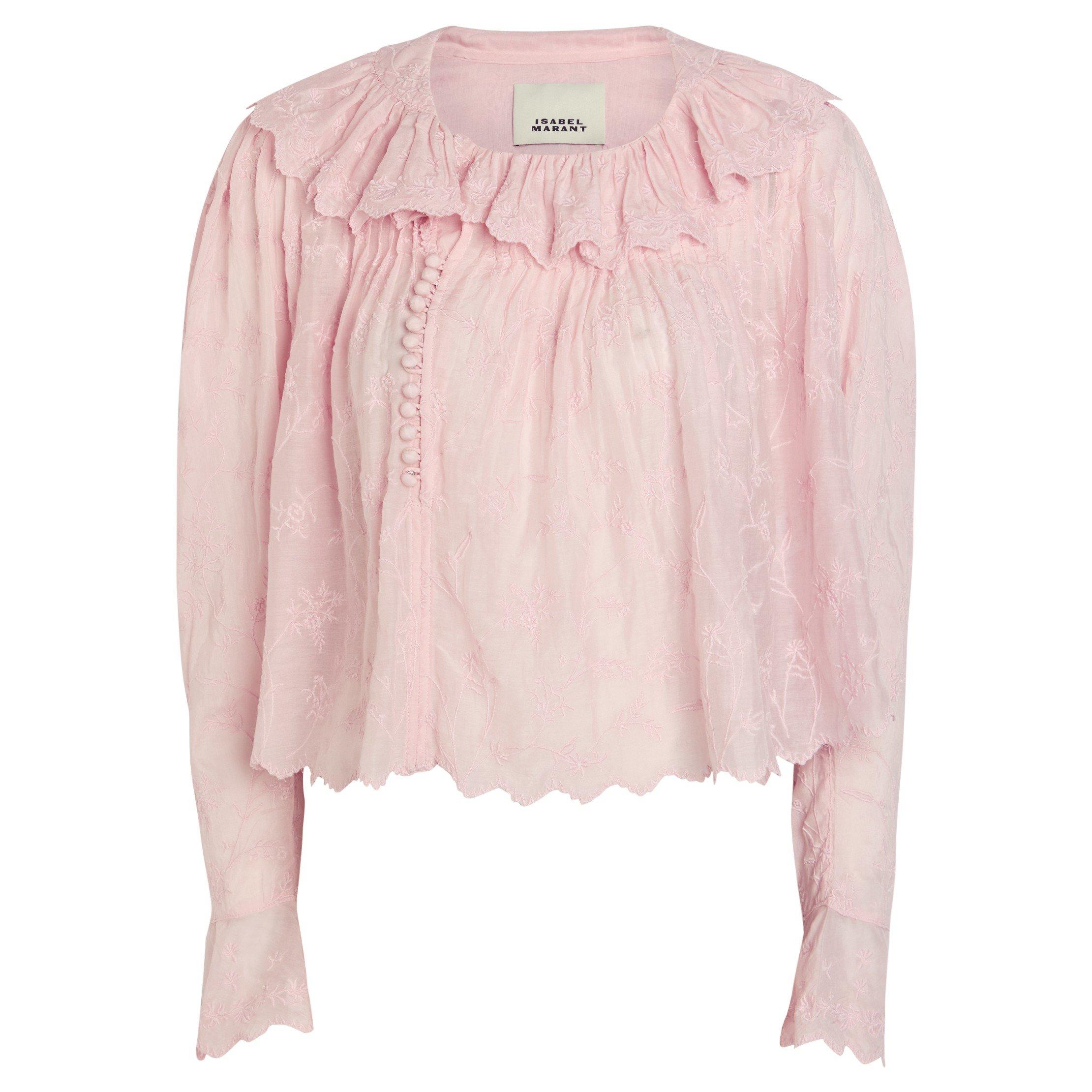 PINK - Isabel Marant - Women's Zelly Cotton Blouse - 1