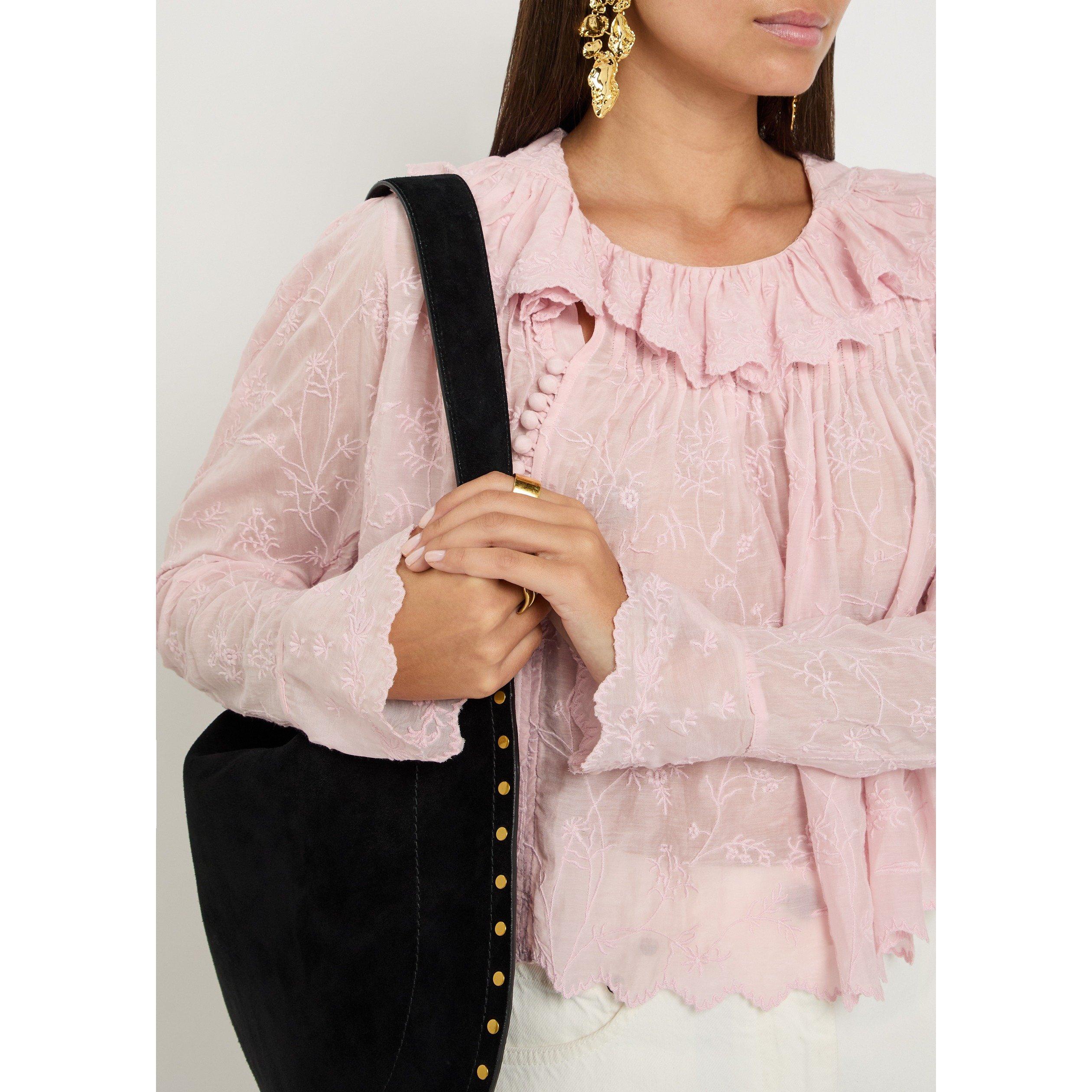 PINK - Isabel Marant - Women's Zelly Cotton Blouse - 4