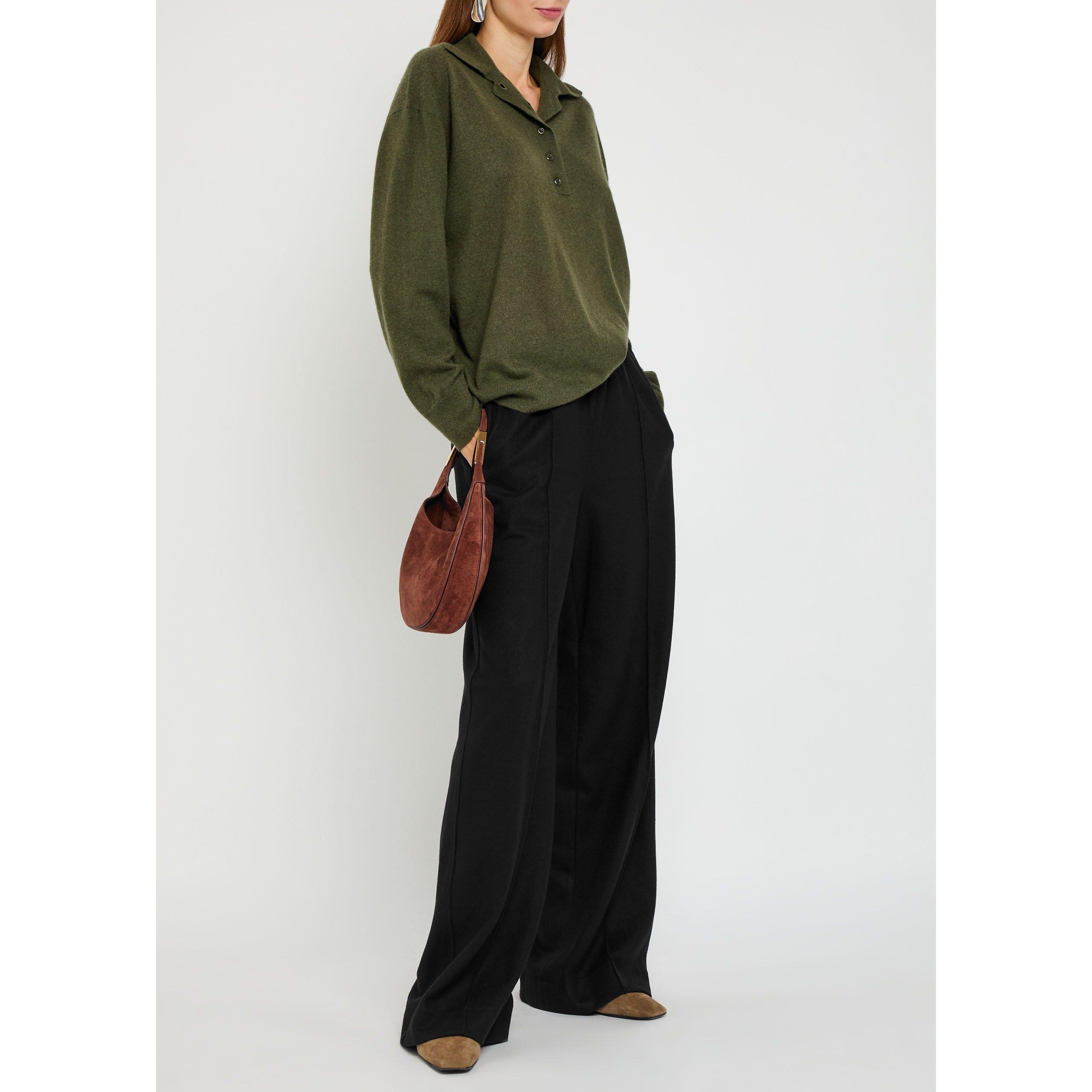 BLACK - Vince - TR MID RISE SATIN COMBO PULL O - 5