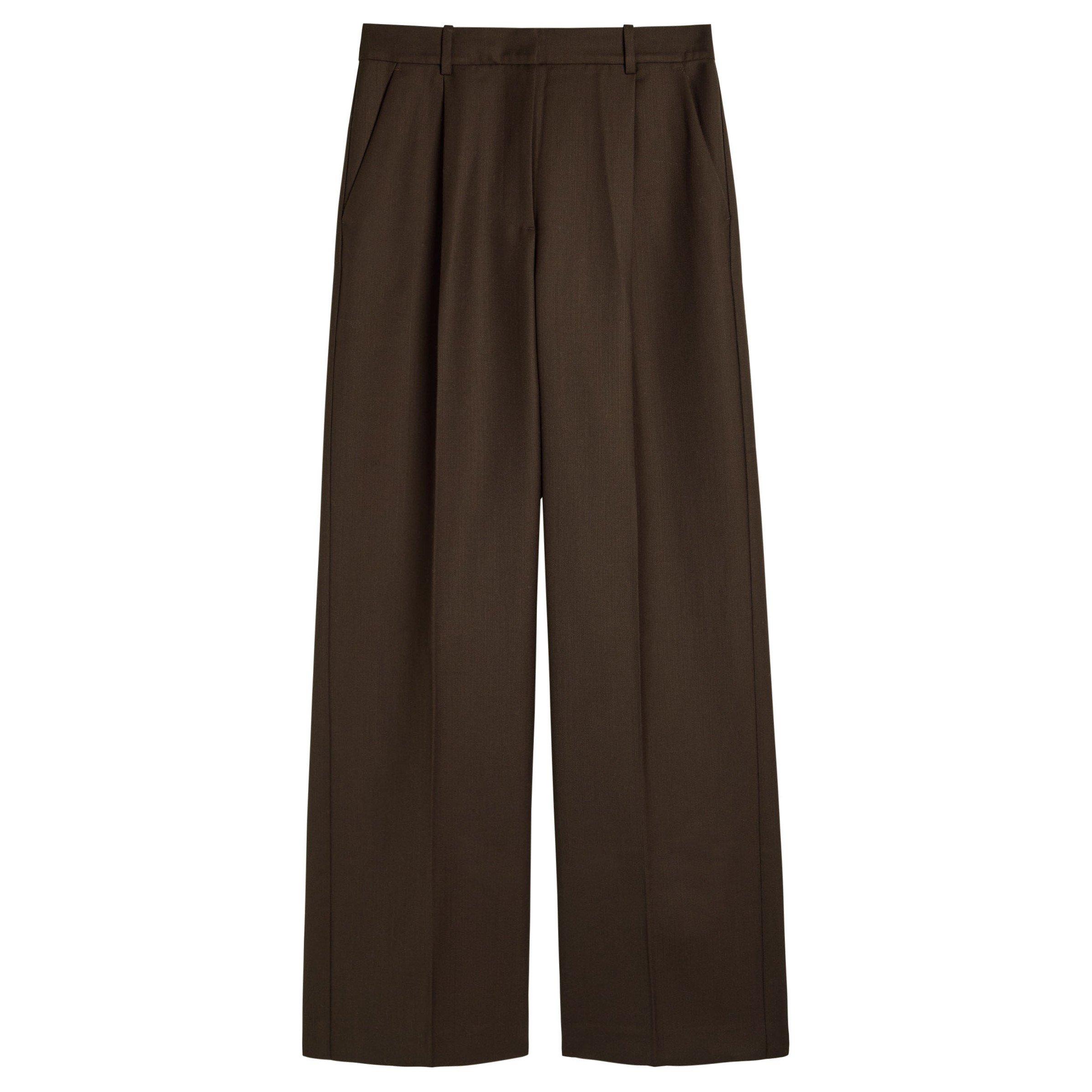 DARK BROWN - Anine Bing - TR TRENT TROUSER