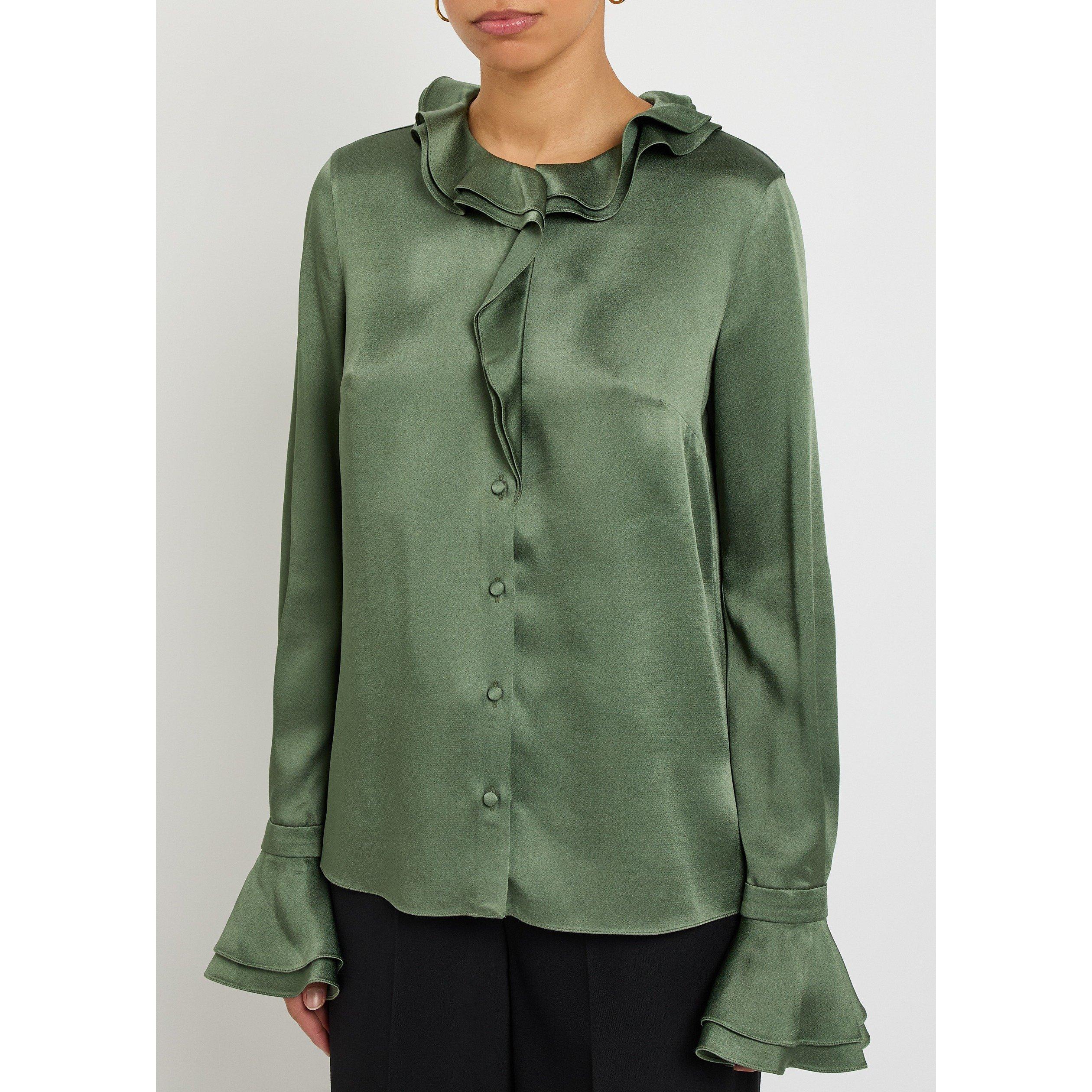 KHAKI - Erdem - LONG SLEEVE SHIRT - 2