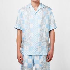 Versace Medusa Contrasto Silk Shirt