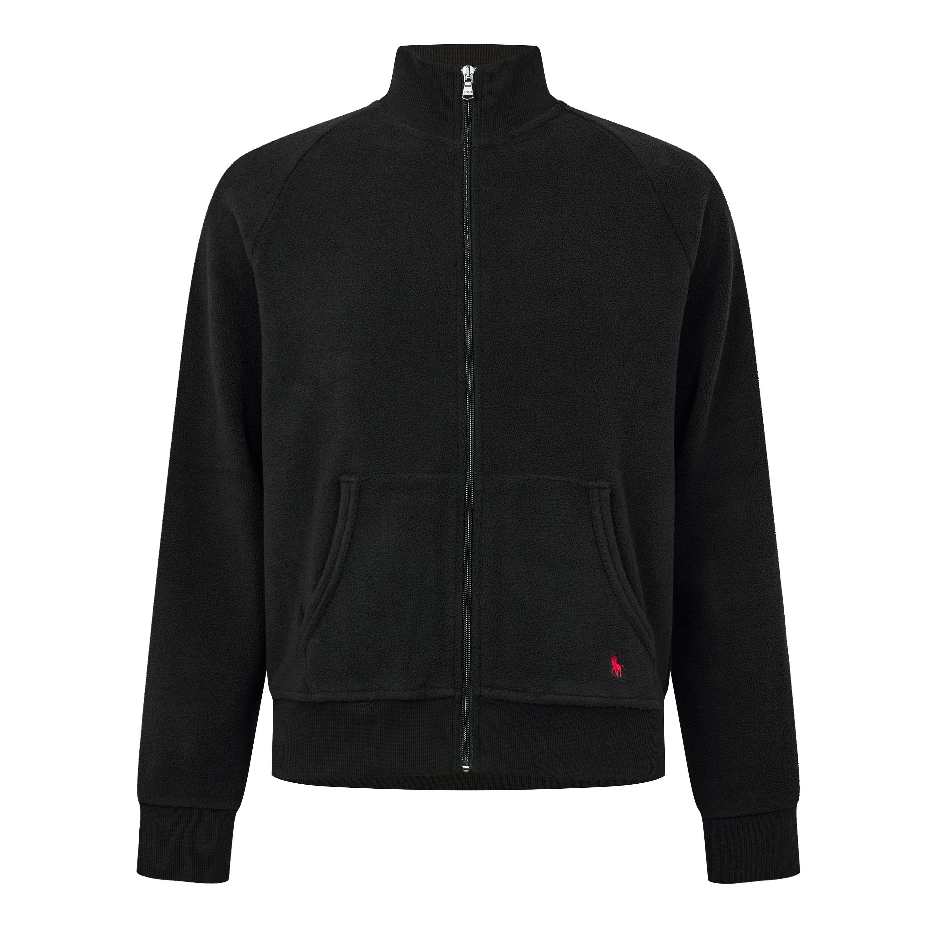 Lounge Full-Zip Mock Neck Top