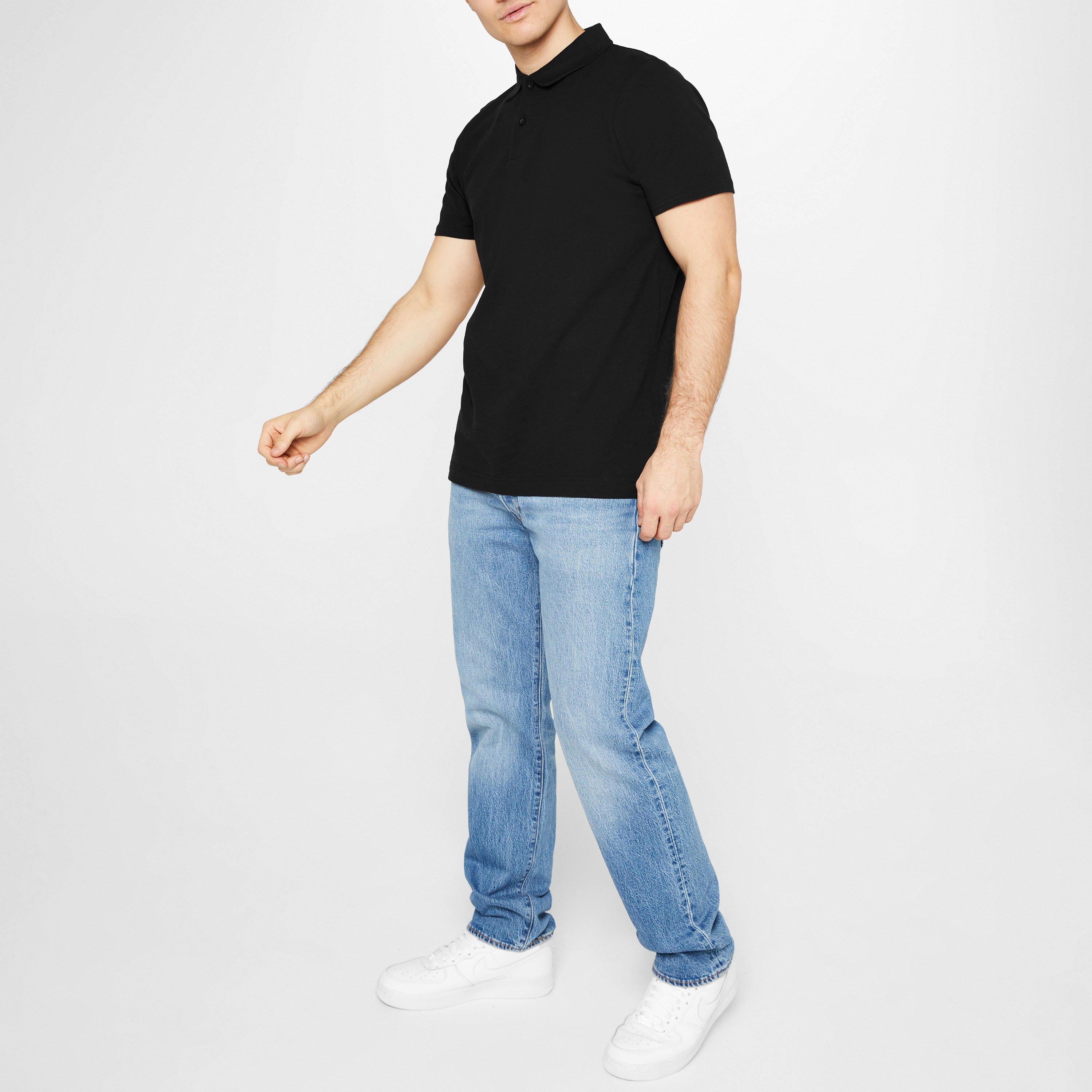 Black - Donnay - Two Pack Polo Shirts Mens - 2