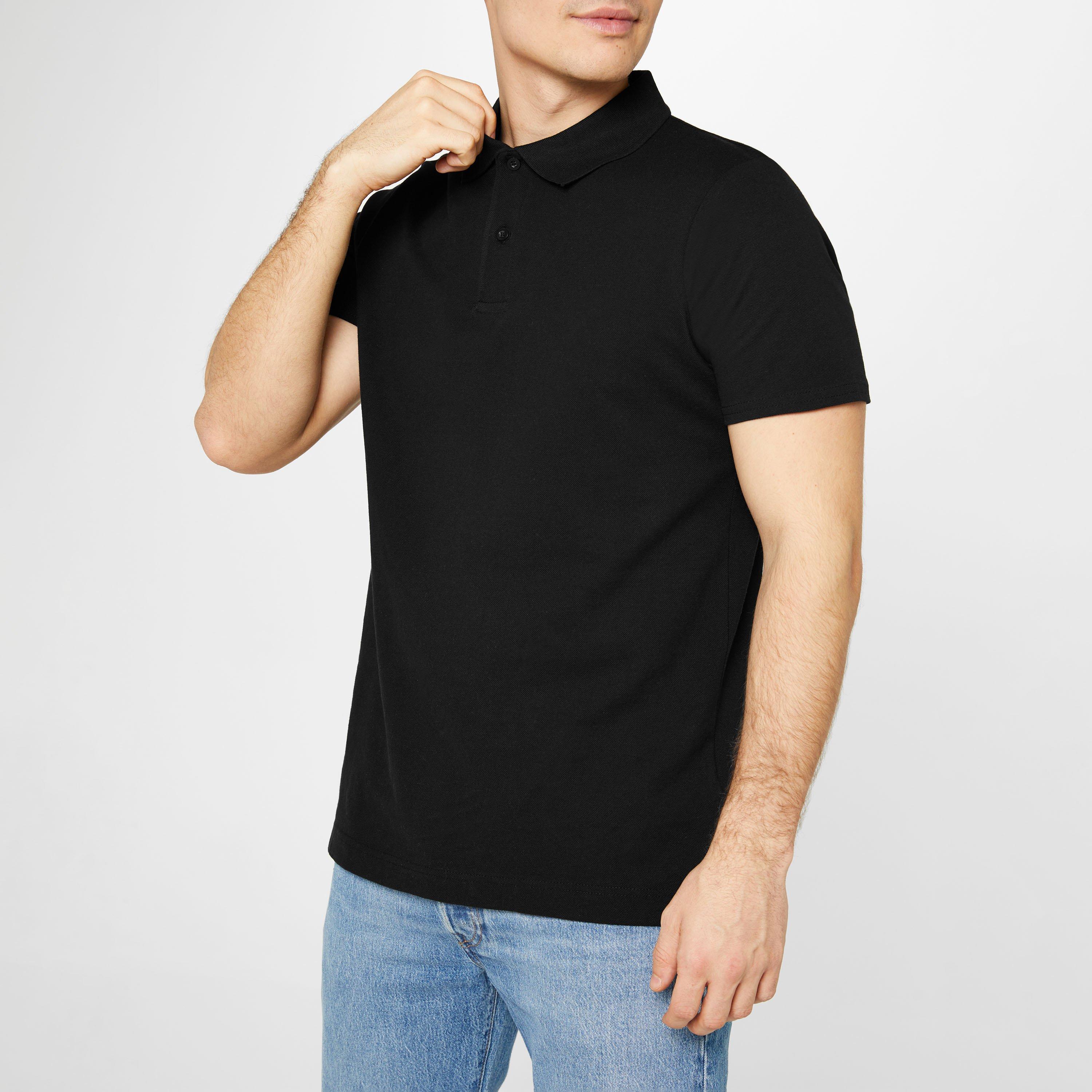 Black - Donnay - Two Pack Polo Shirts Mens - 5