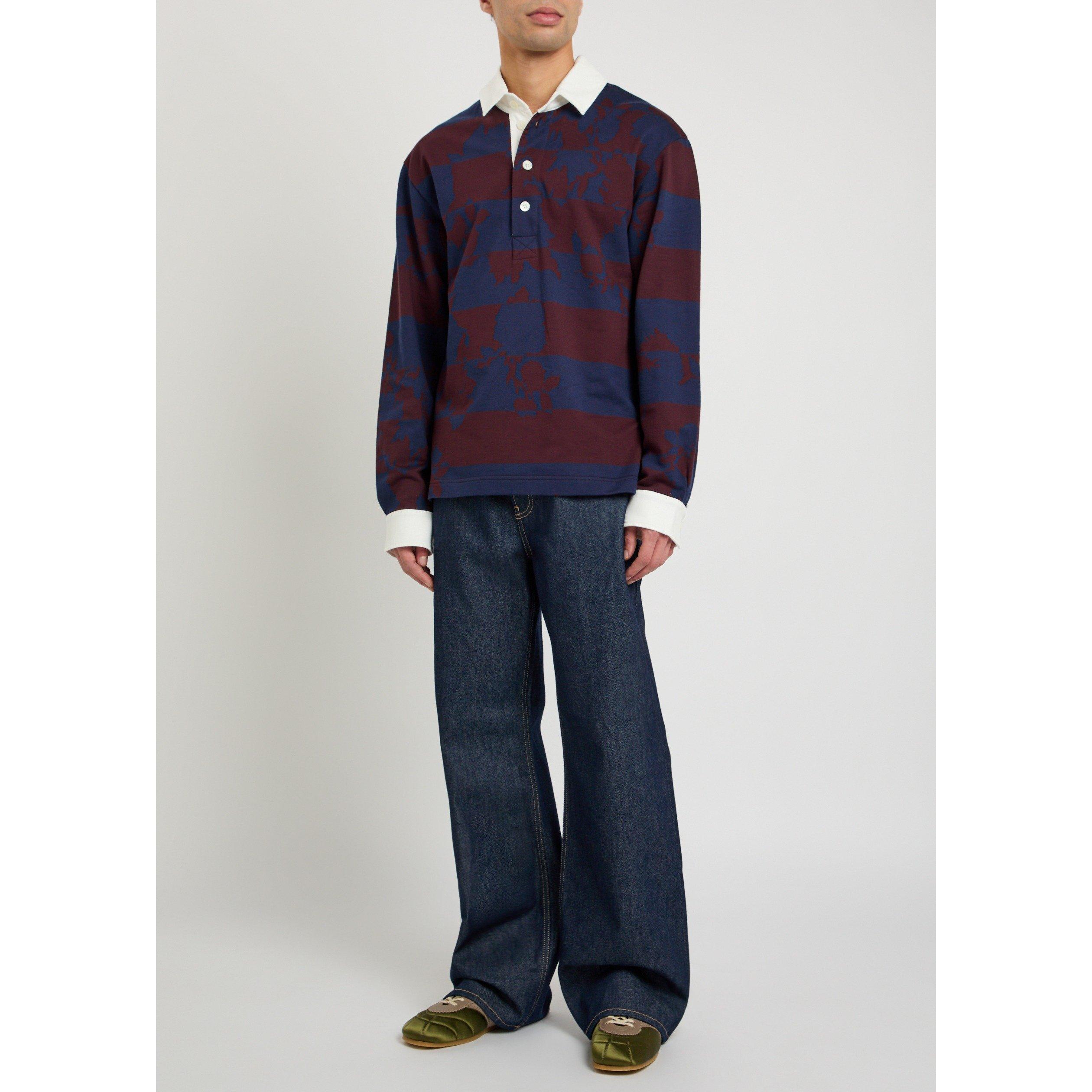 BURGUNDY - Dries Van Noten - DVN HUCHO LS POLO - 5