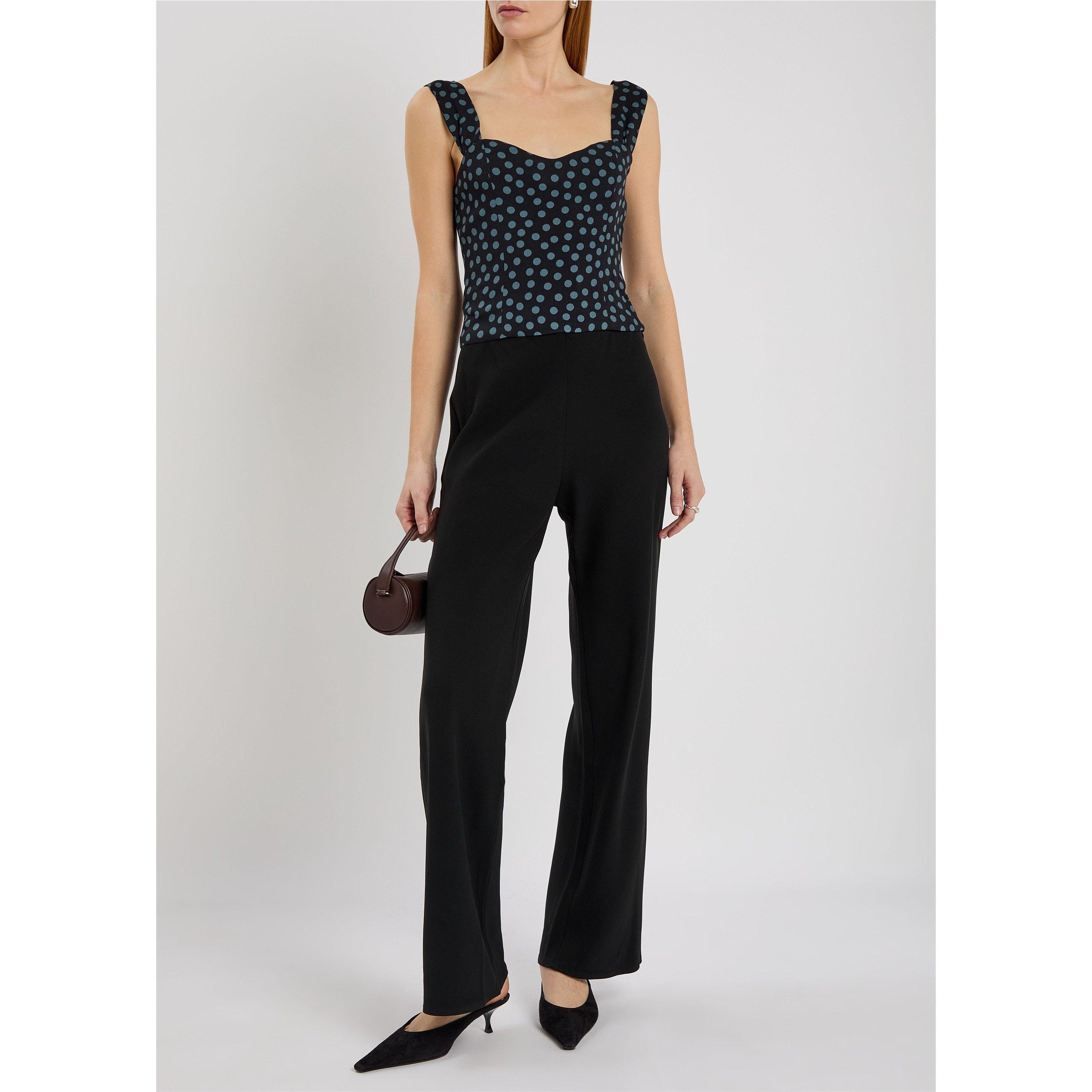 BLACK - Reformation - TR Gale Mid Rise Pant - 5