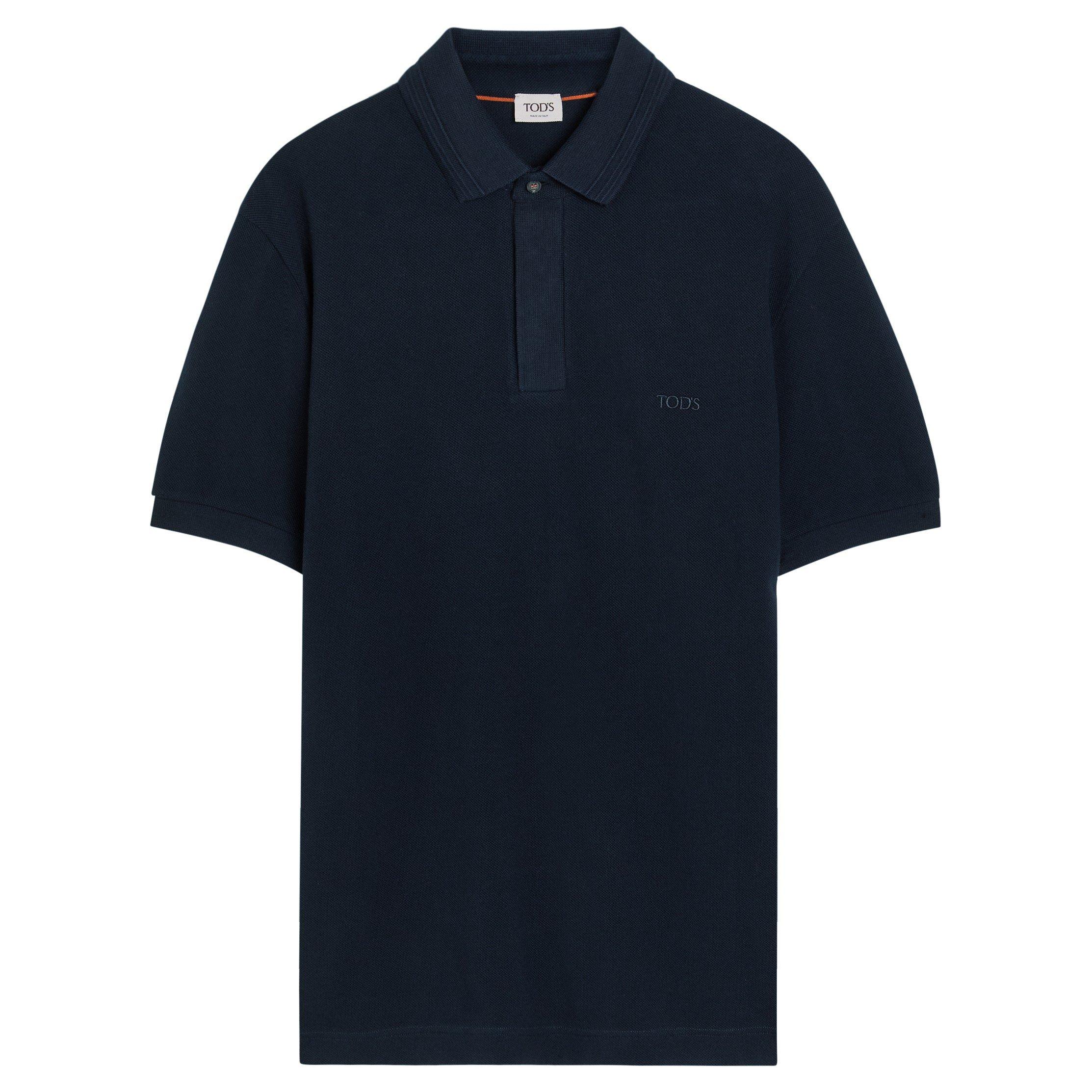BLUE - Tods - TODS POLO PIQUET SHORT SLEEVE - 1