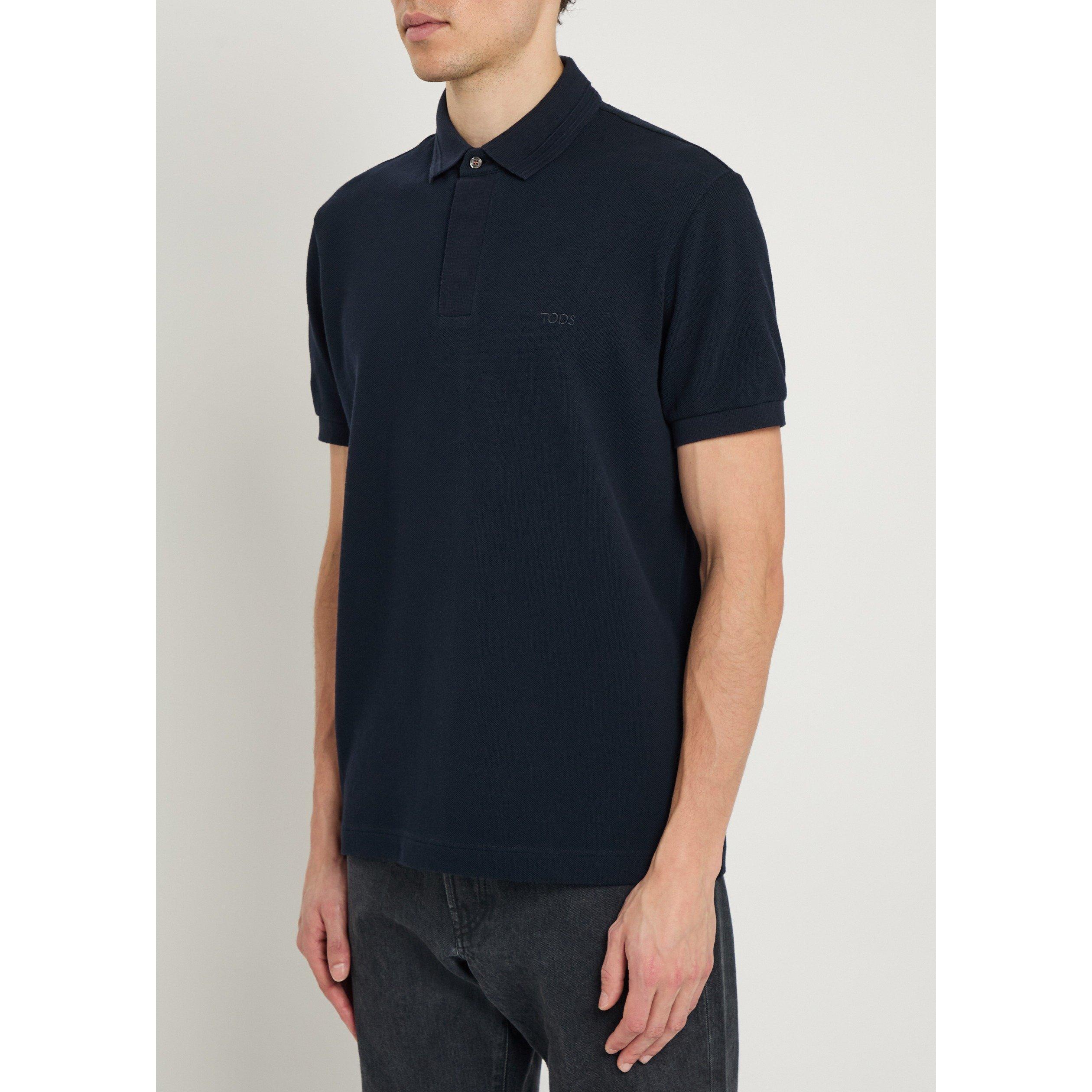 BLUE - Tods - TODS POLO PIQUET SHORT SLEEVE - 2