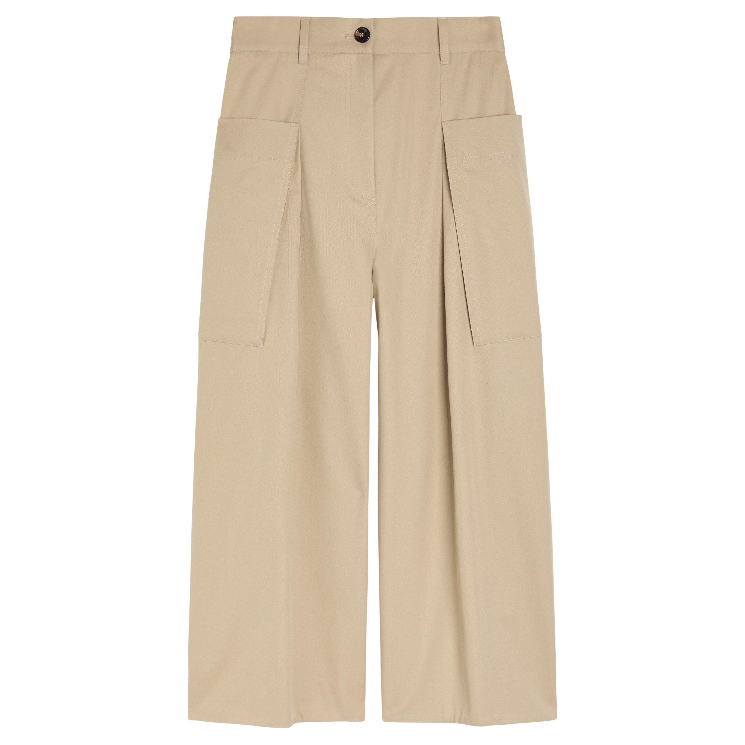 BEIGE - LOEWE - CROPPED TROUSERS - 1
