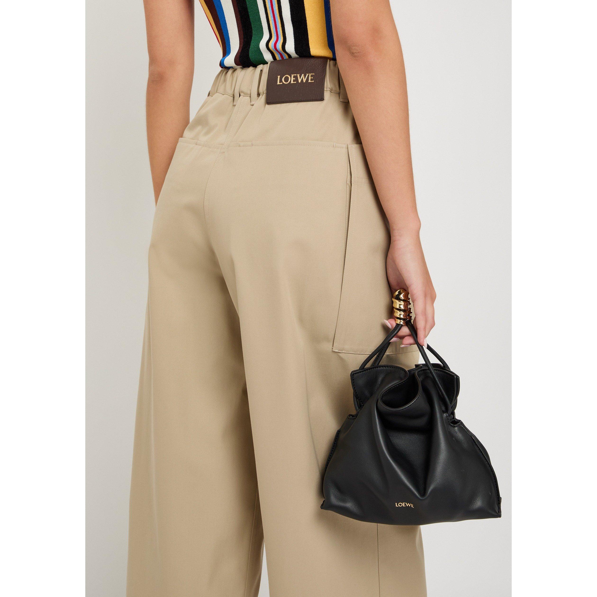 BEIGE - LOEWE - CROPPED TROUSERS - 4