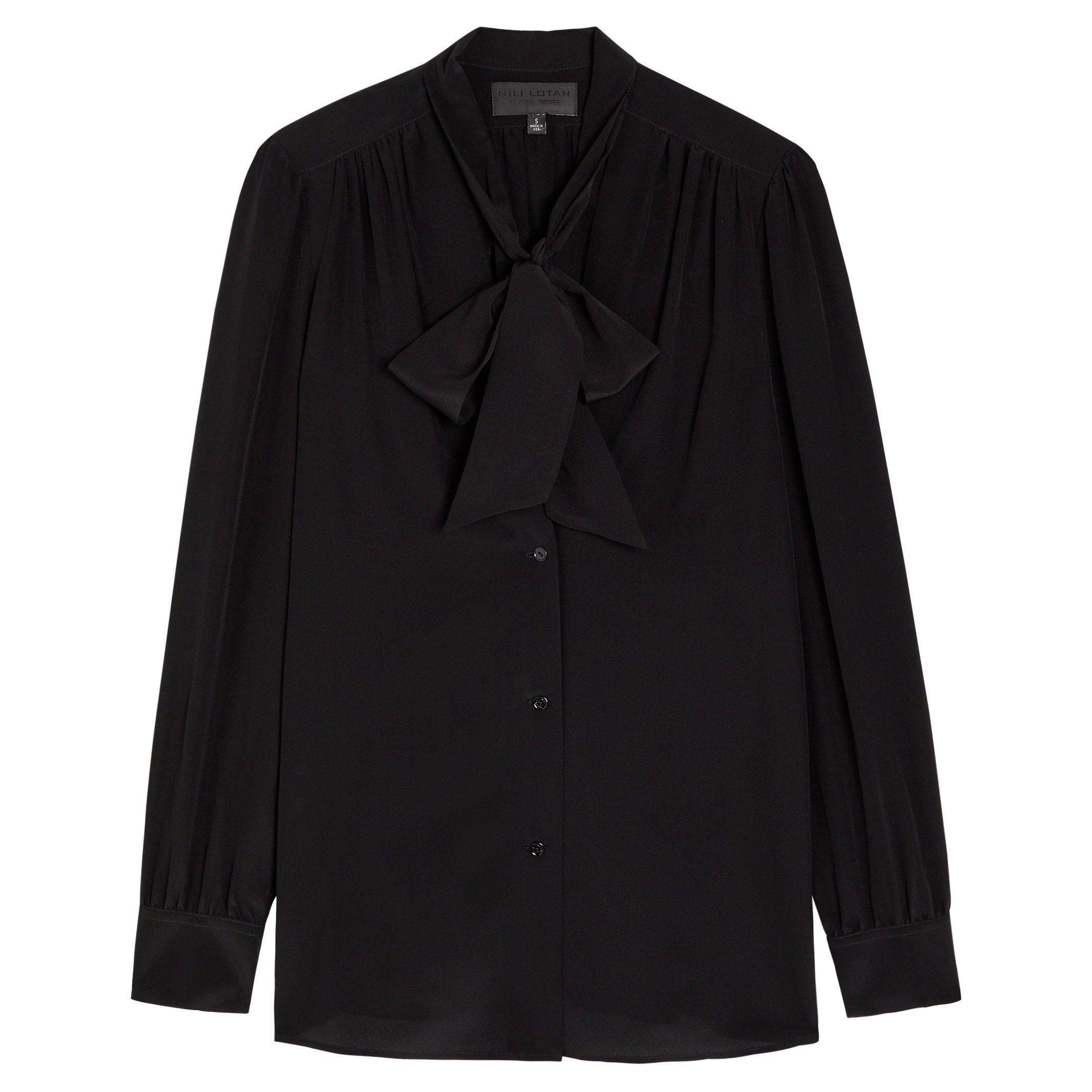 BLACK - Nili Lotan - COLT BLOUSE - 1