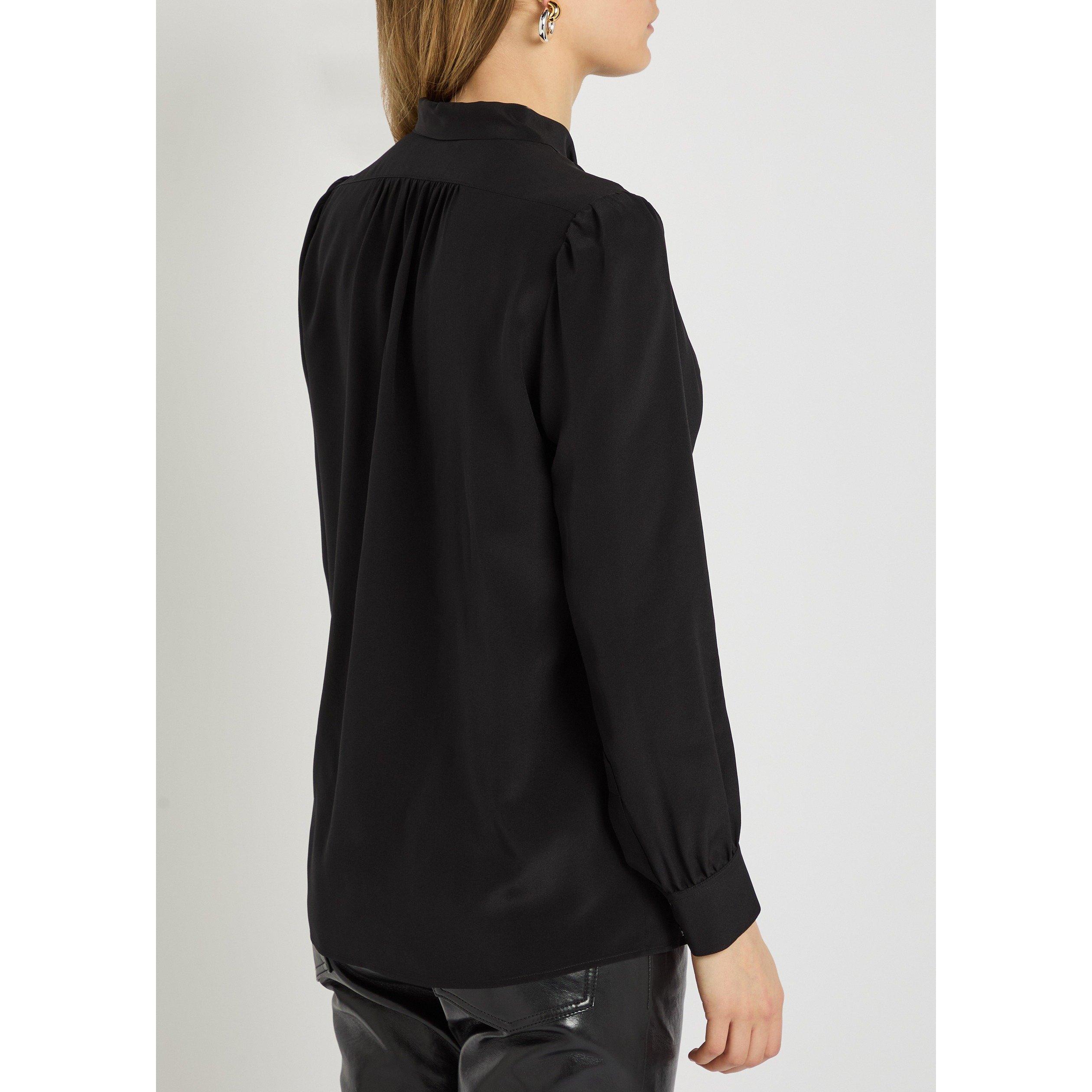 BLACK - Nili Lotan - COLT BLOUSE - 3