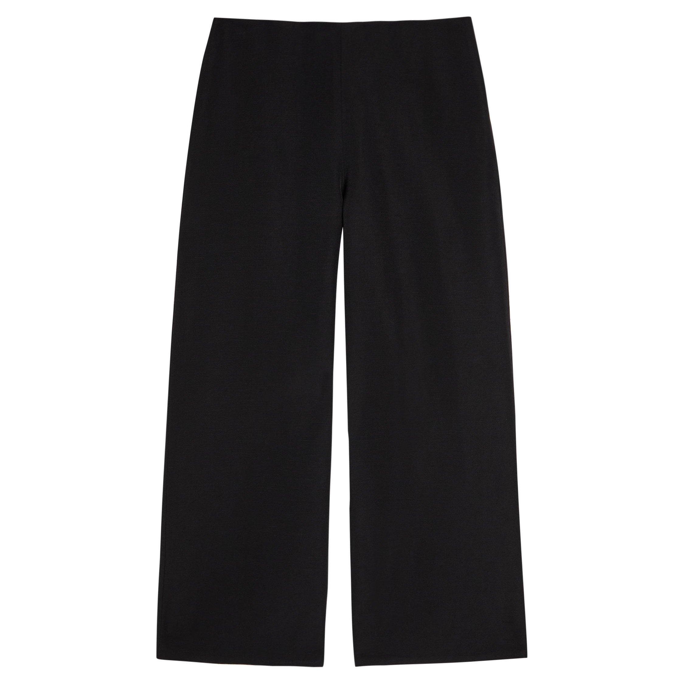 BLACK - Liberowe - TR PHEBE LINEN BLEND TROUSERS - 1