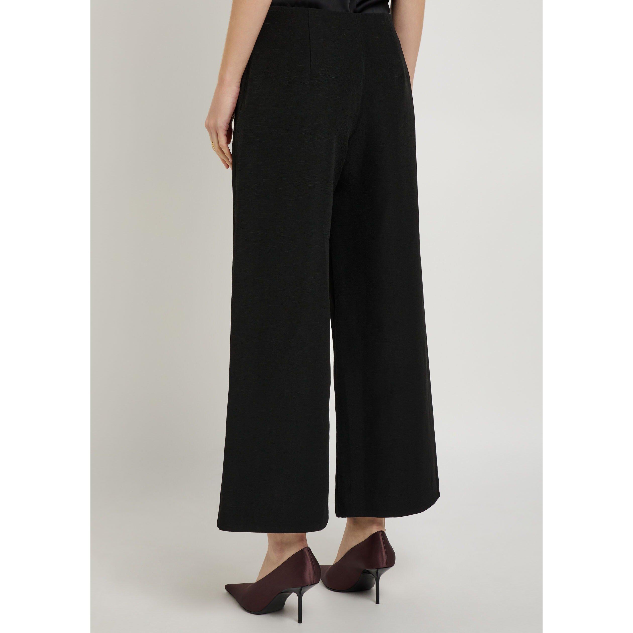 BLACK - Liberowe - TR PHEBE LINEN BLEND TROUSERS - 3