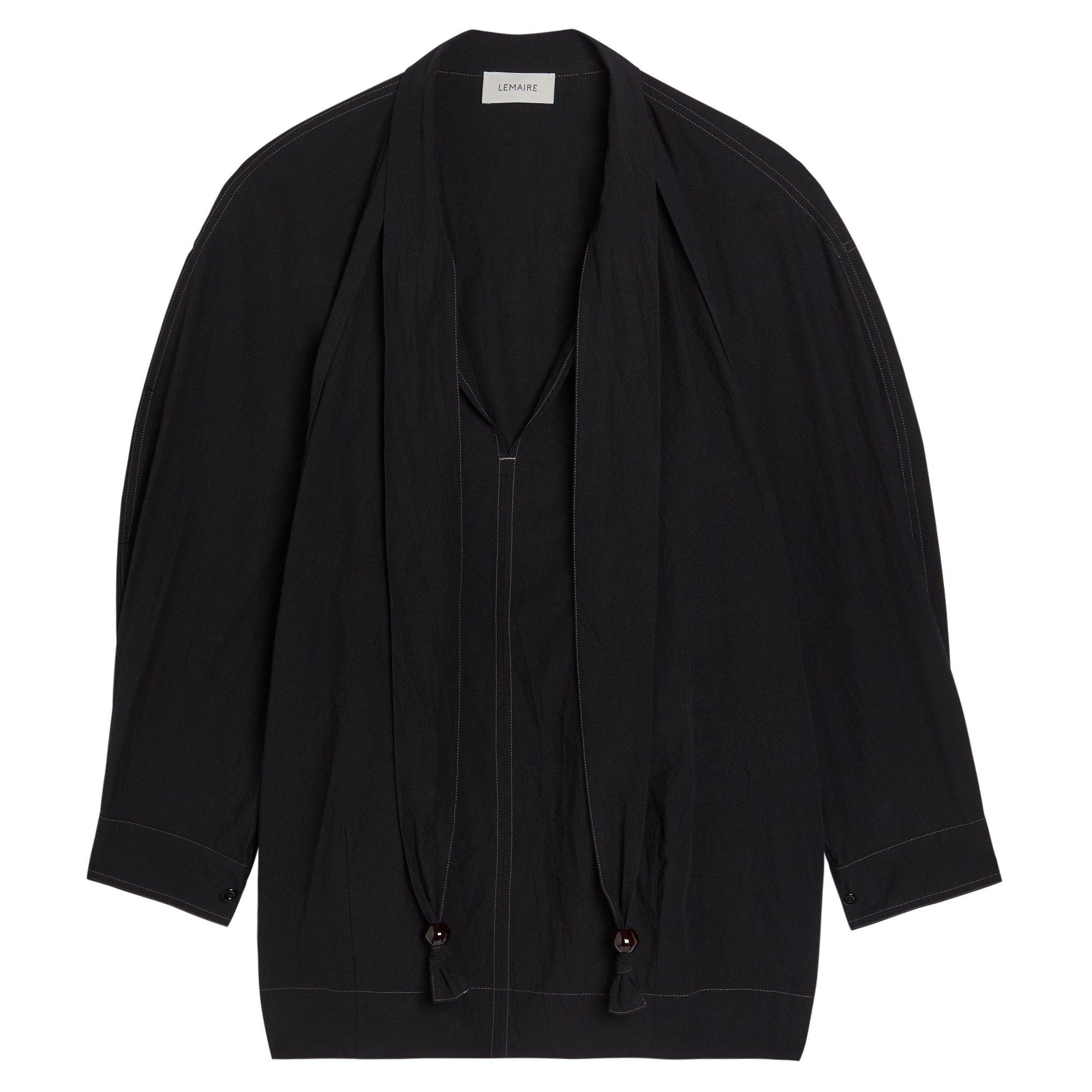 BLACK - Lemaire - BLOUSE WITH SCARF - 1