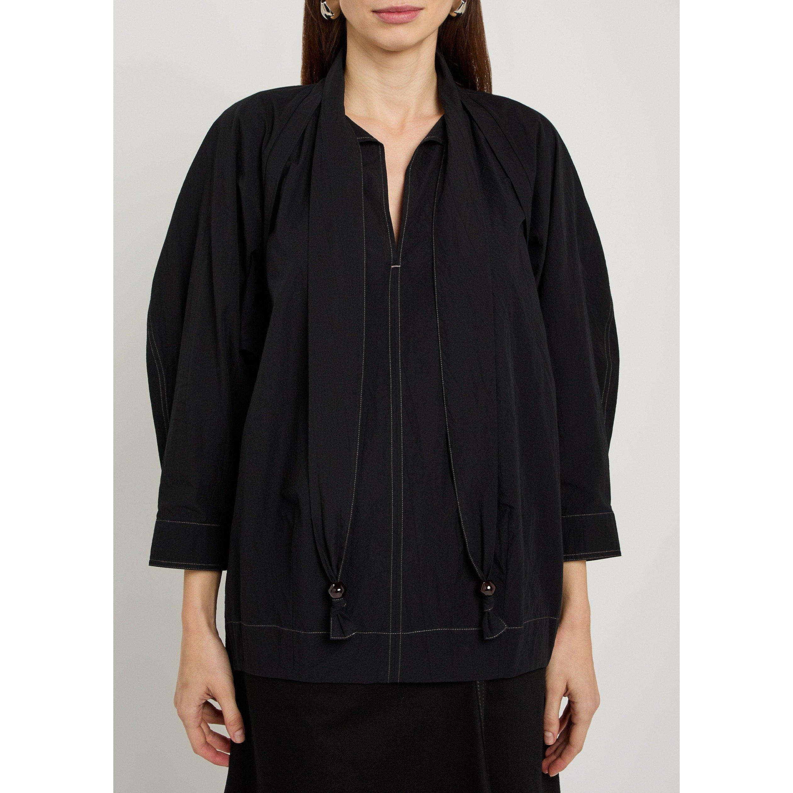 BLACK - Lemaire - BLOUSE WITH SCARF - 2