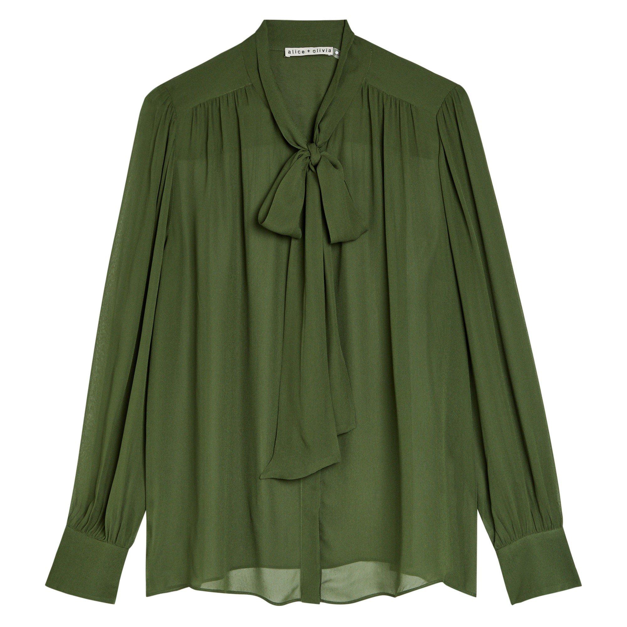 SB THAYER TIE NK SLOUCHY BLOUS