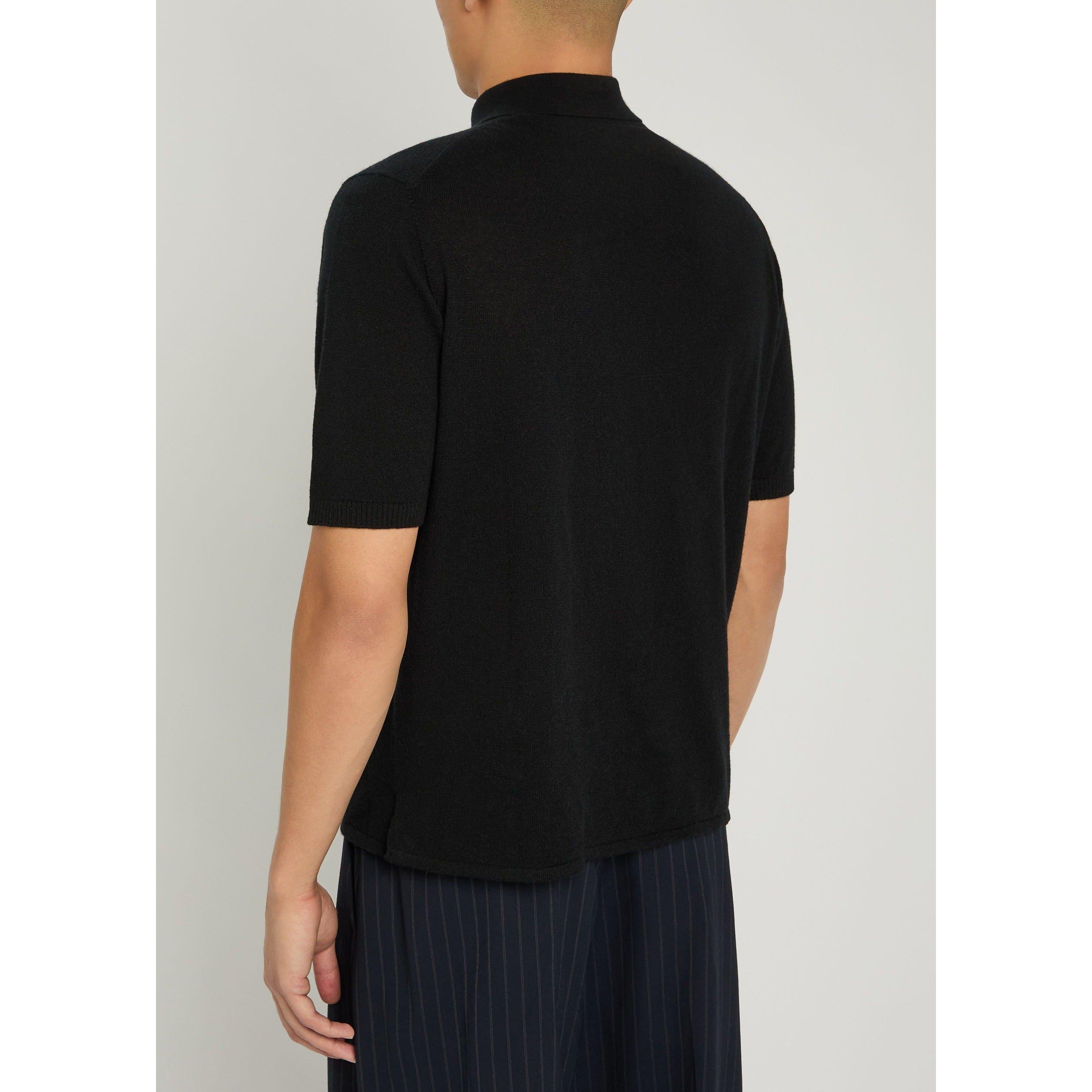 BLACK - Begg Scotland - BXC KNIT RUGBY POLO SS - 3