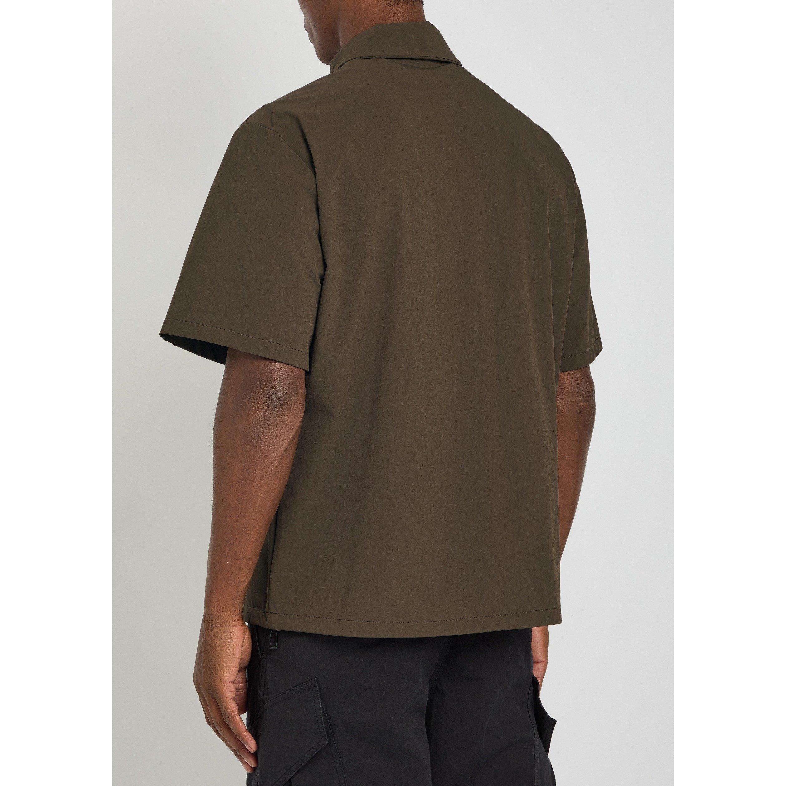 DARK BROWN - Moncler - MON ZIP POLO SS KL - 3