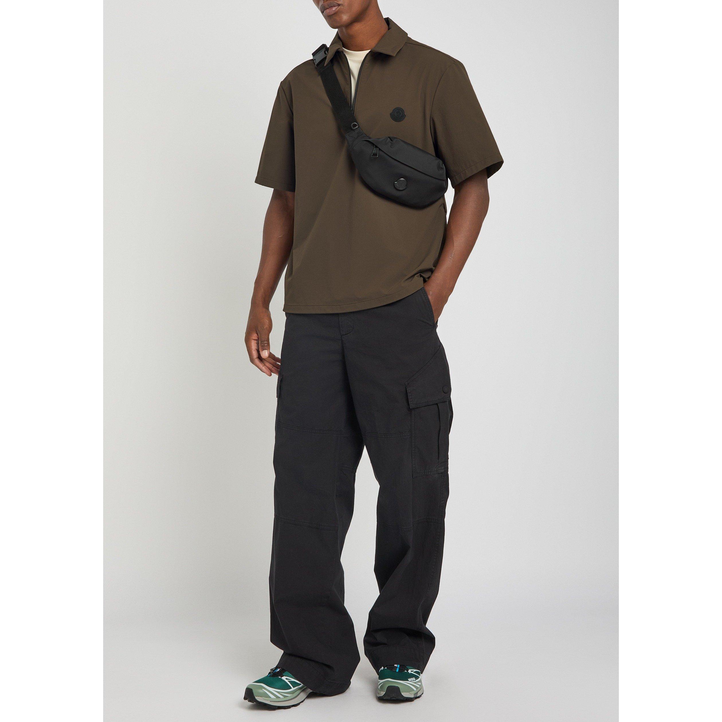 DARK BROWN - Moncler - MON ZIP POLO SS KL - 5
