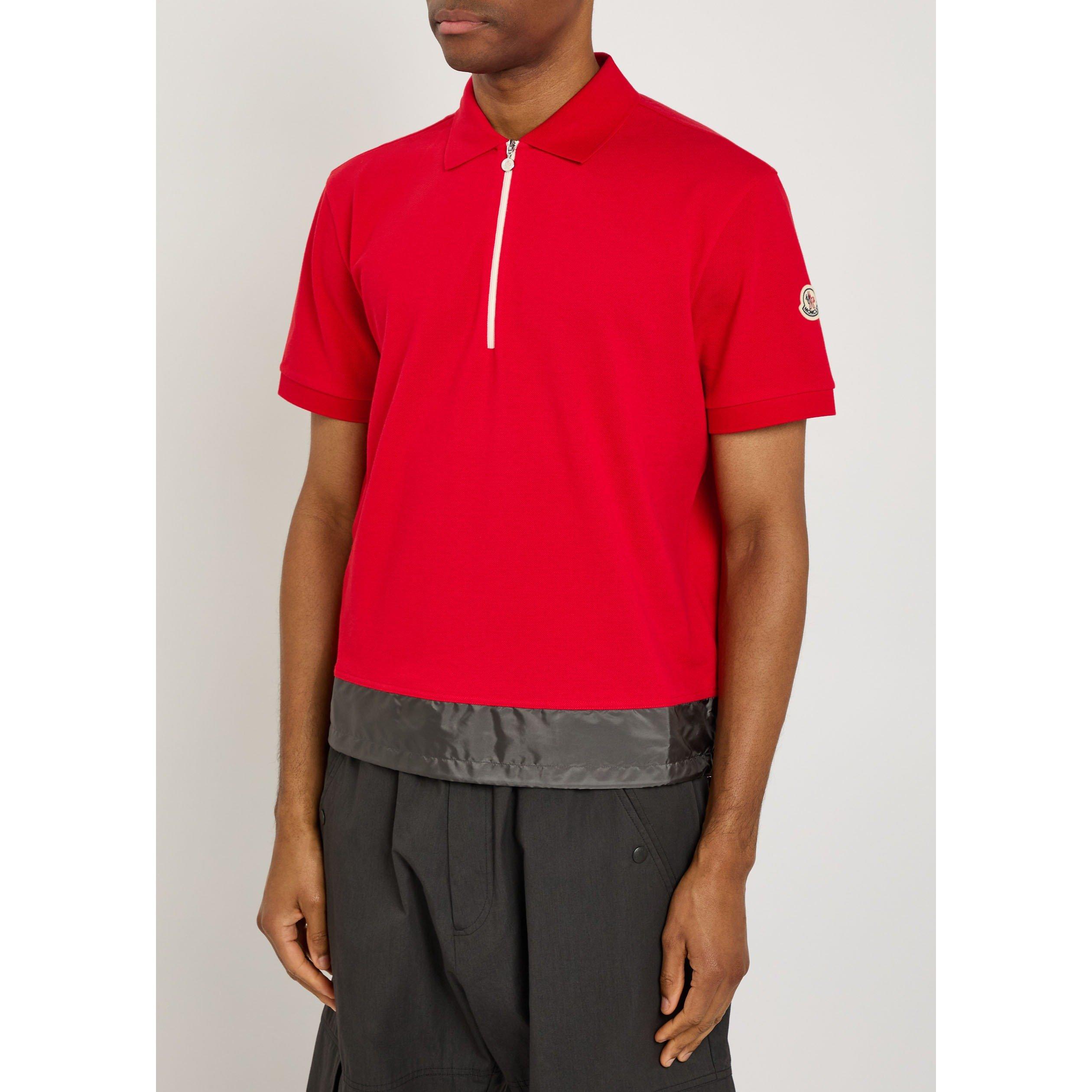 RED - Moncler - MON ZIP POLO SS KL - 2