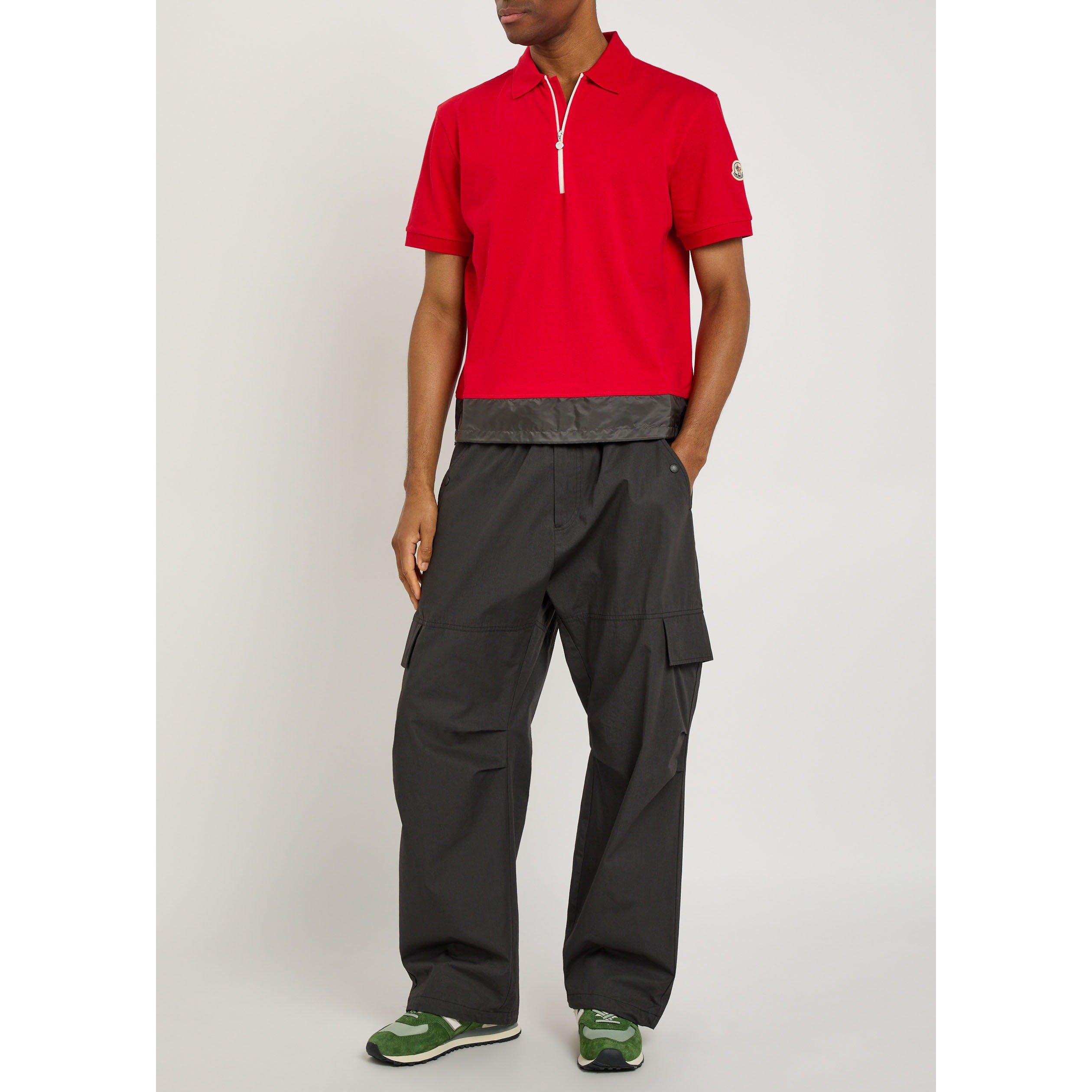 RED - Moncler - MON ZIP POLO SS KL - 5