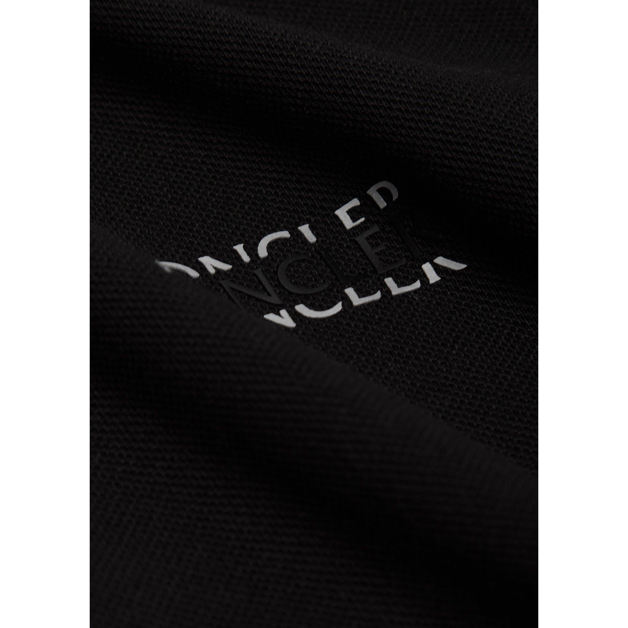 BLACK - Moncler - MON  SML CHEST LOGO POLO SS - 4