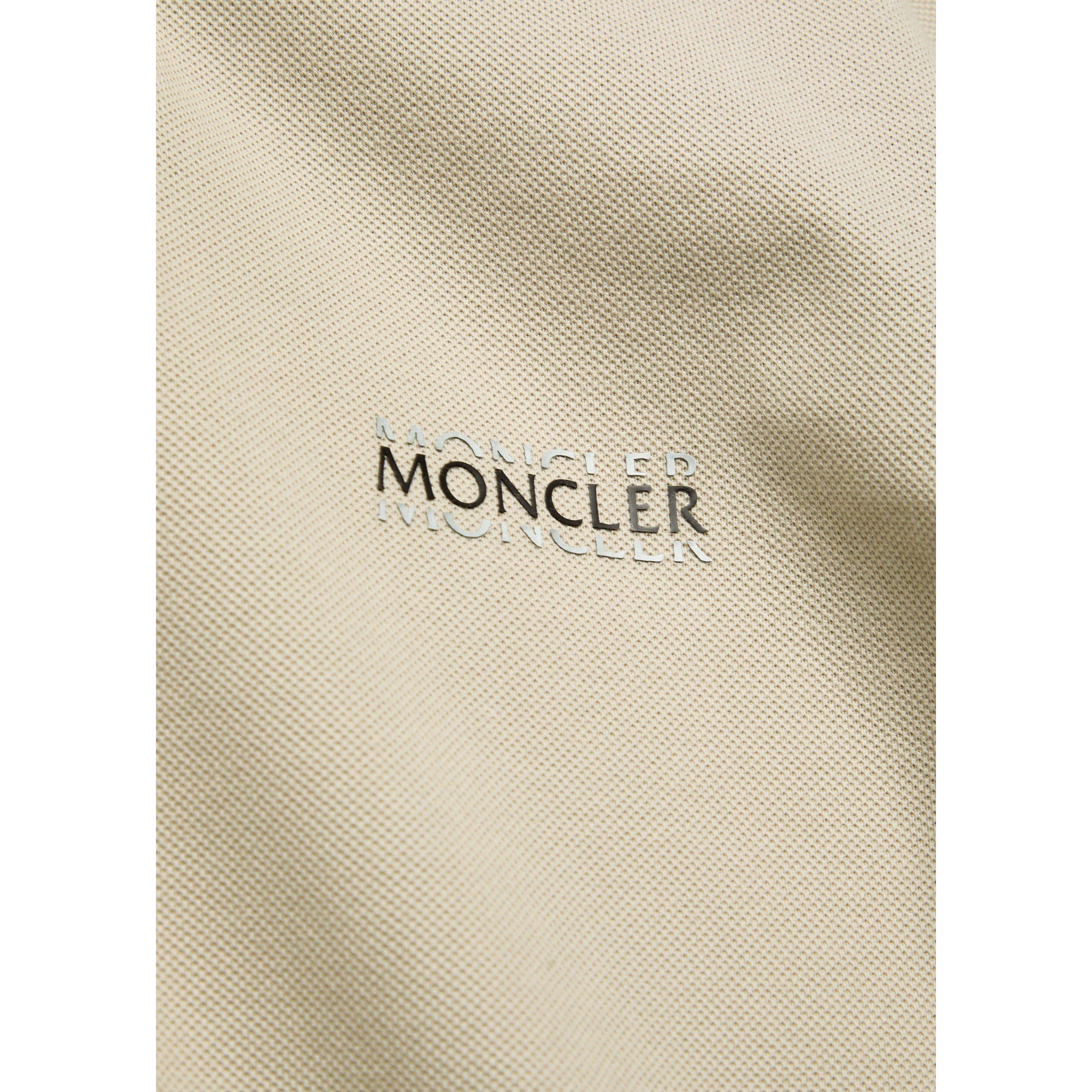 BEIGE - Moncler - MON  SML CHEST LOGO POLO SS - 4