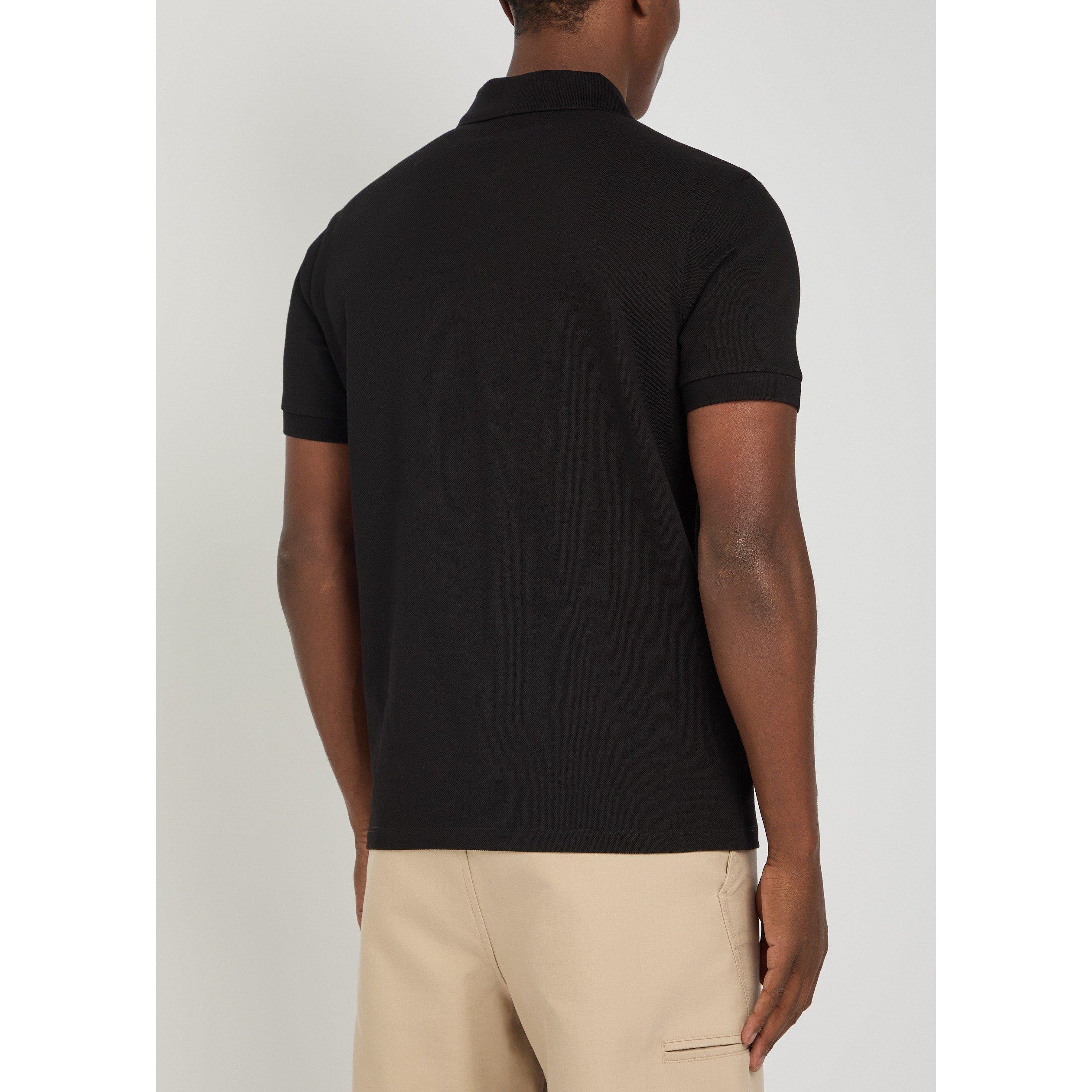 BLACK - Moncler - MON ZIP POLO SS - 3